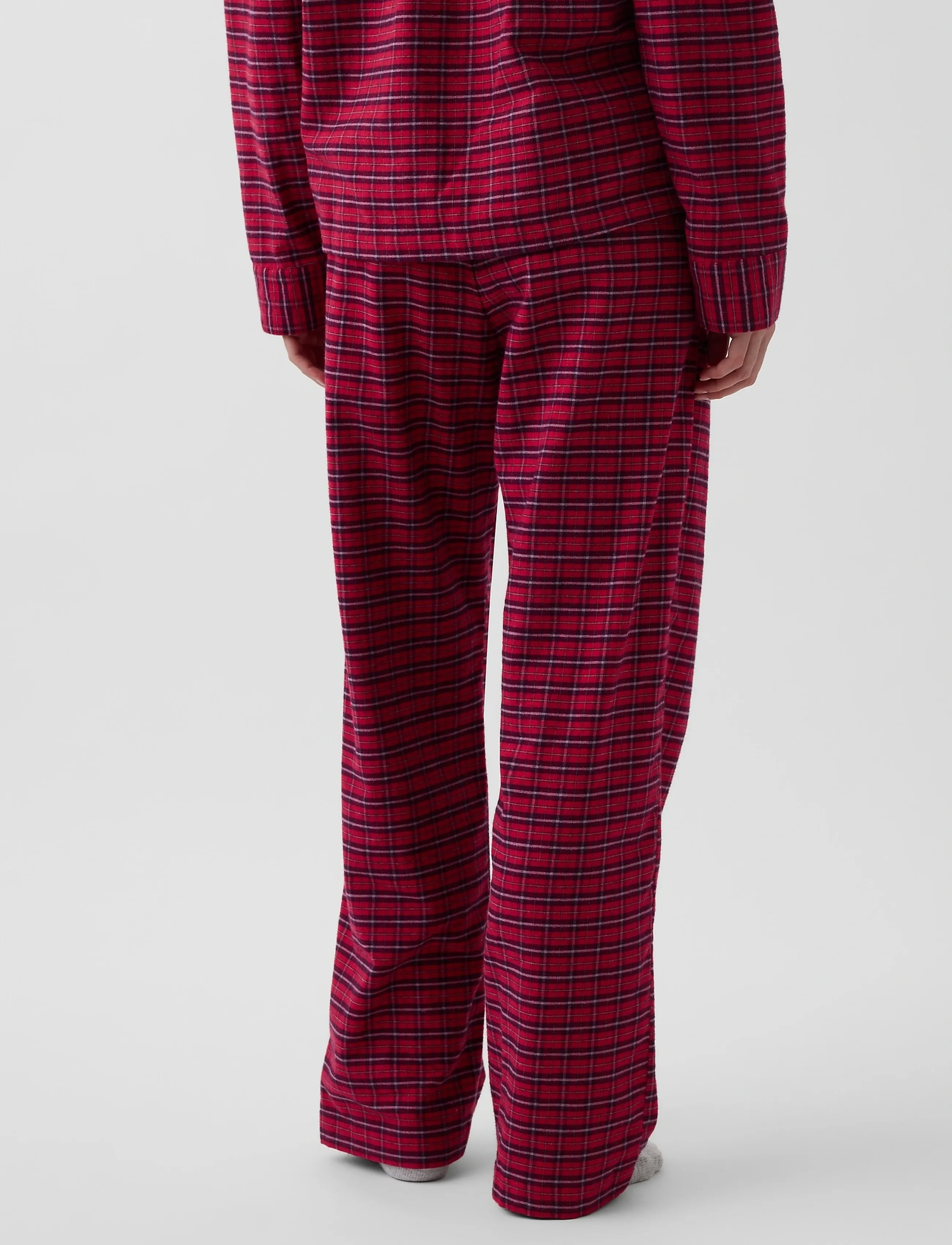GAP - Flannel Pants from the GAP collection - pyjama pants - fs red tartan plaid - 3