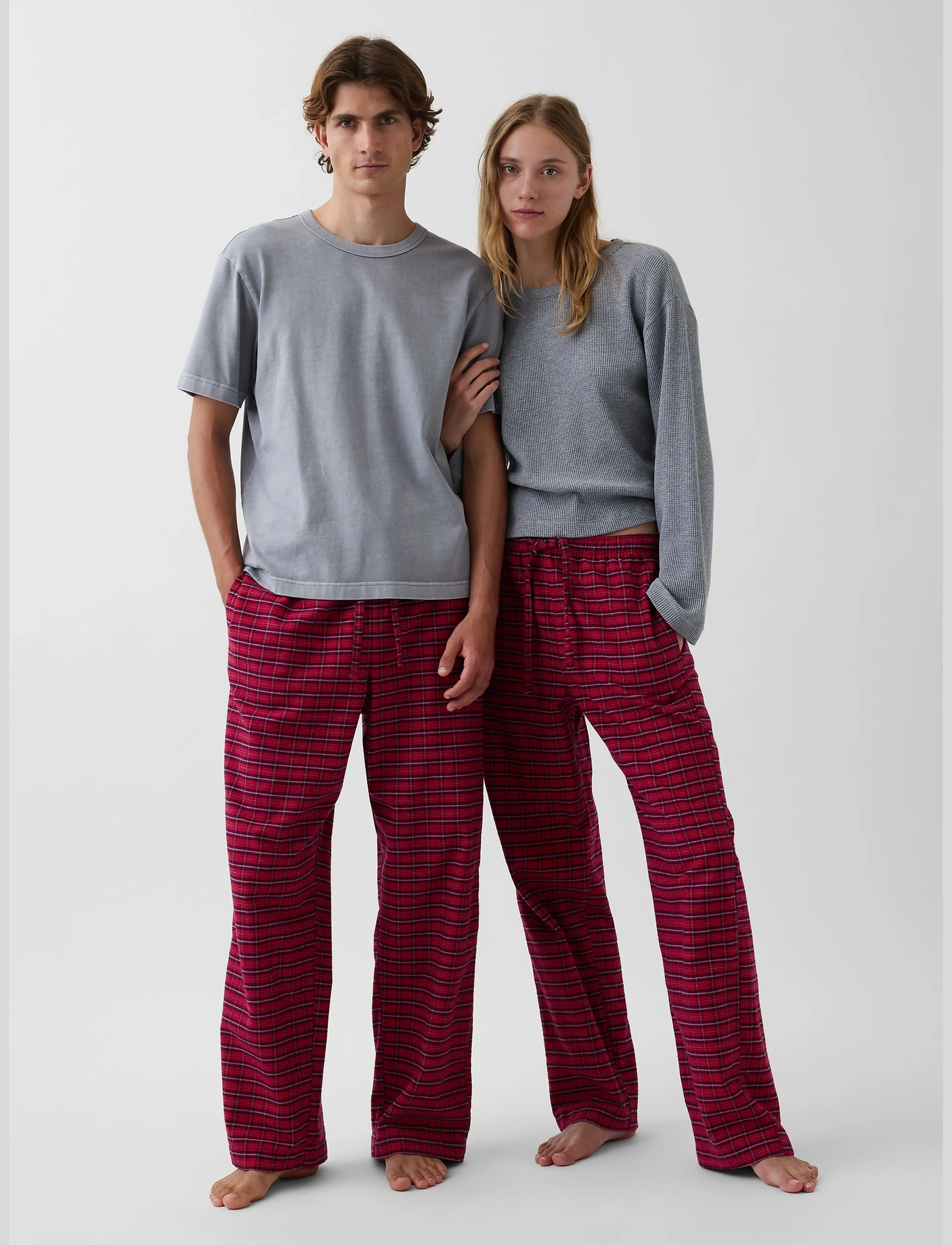 GAP - Flannel Pants from the GAP collection - pyjama pants - fs red tartan plaid - 4