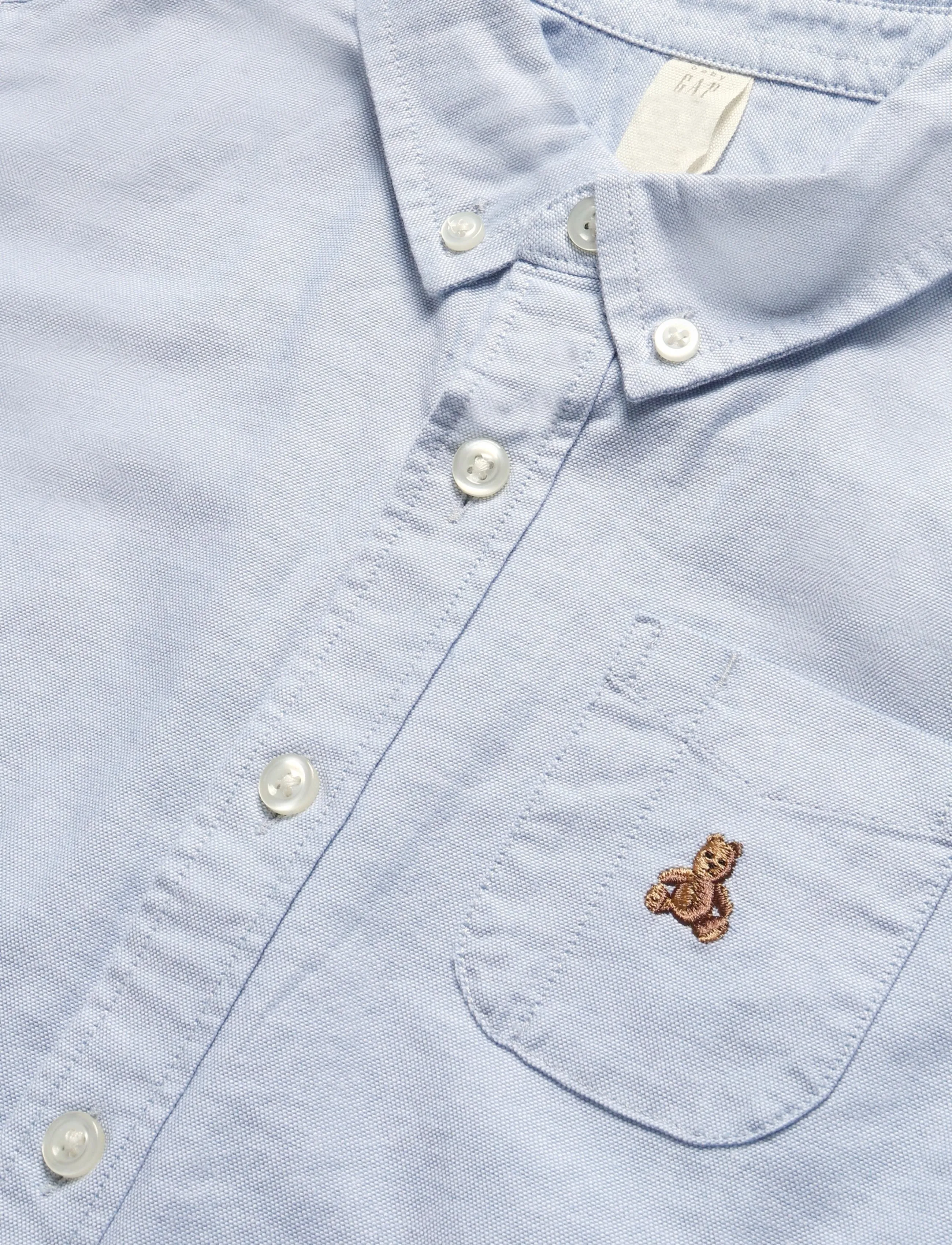 GAP - Oxford Woven Top from the GAP collection - långärmade skjortor - bleach blue - 2