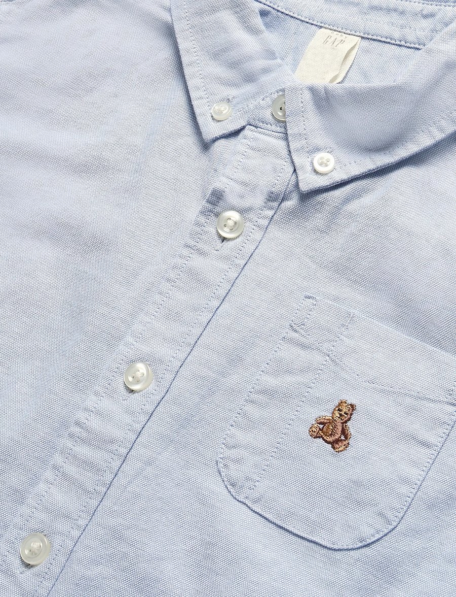 GAP - Oxford Woven Top from the GAP collection - långärmade skjortor - bleach blue - 2