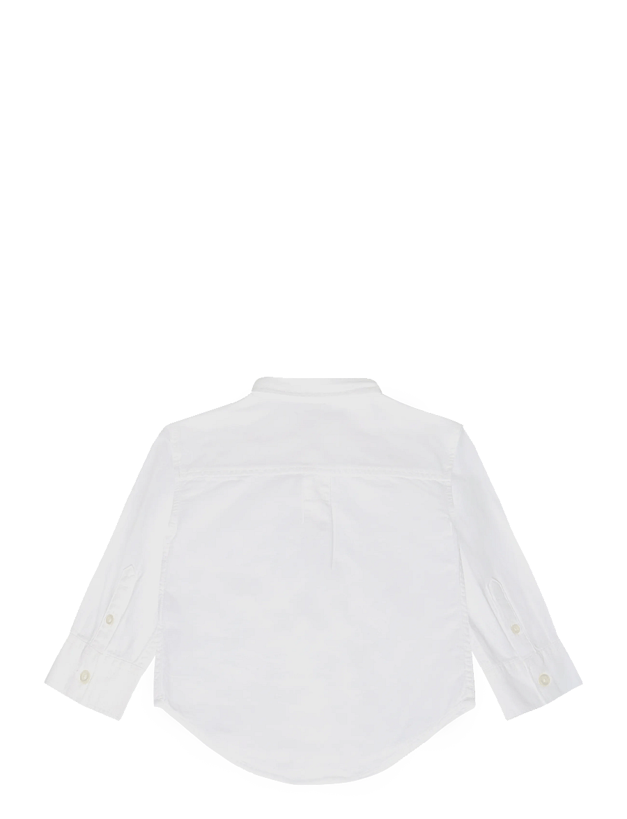 GAP - Oxford Woven Top from the GAP collection - pikkade varrukatega särgid - white v2 global - 1