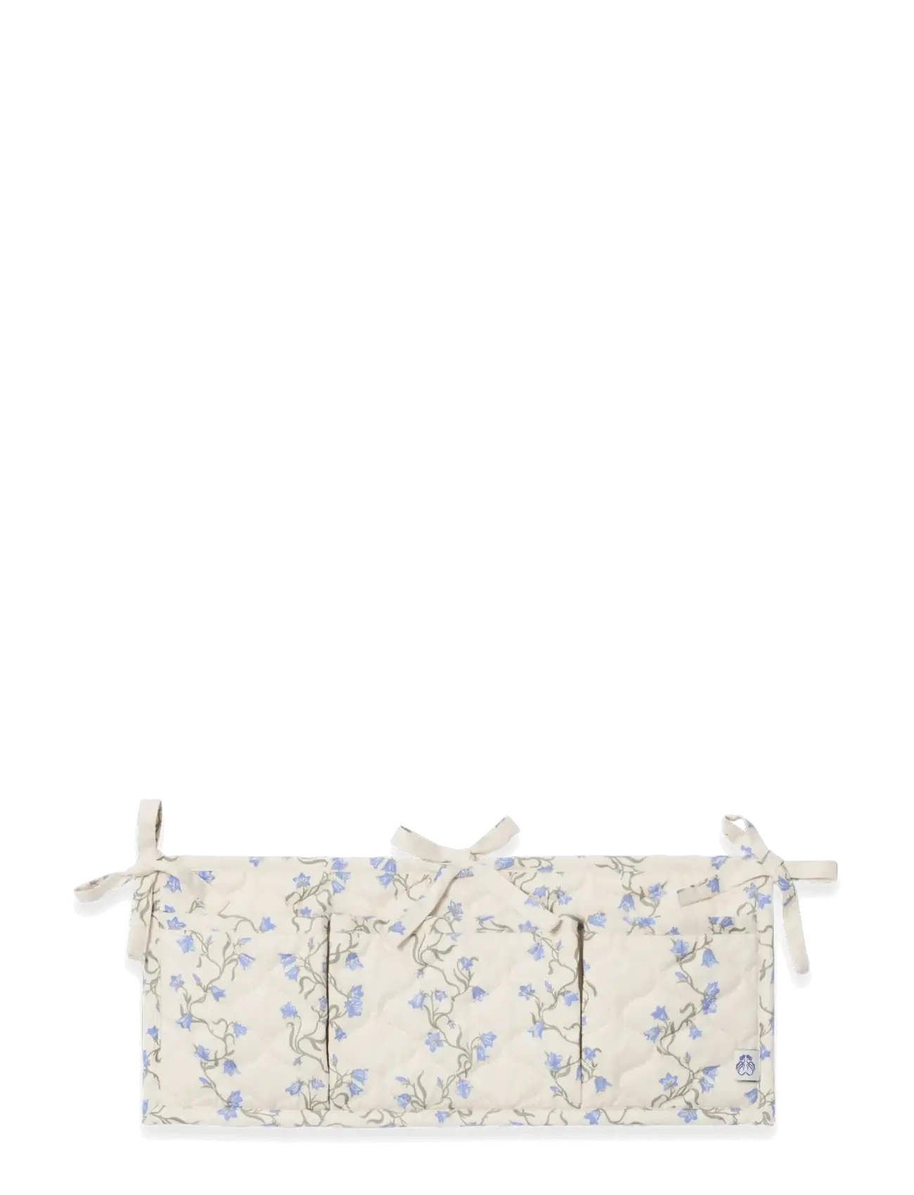 Garbo&Friends Quilted Bed Pocket, 43x18 cm, Bell Flower - Babyprodukte - BELL FLOWER / cream
