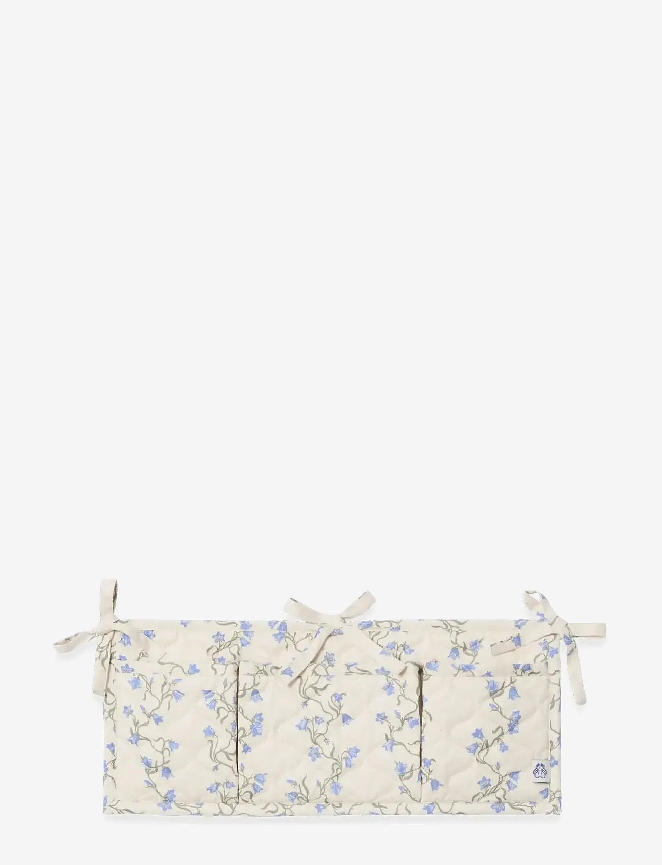 Garbo&Friends Quilted Bed Pocket, 43X18 Cm, Bell Flower - Cream - 100X140