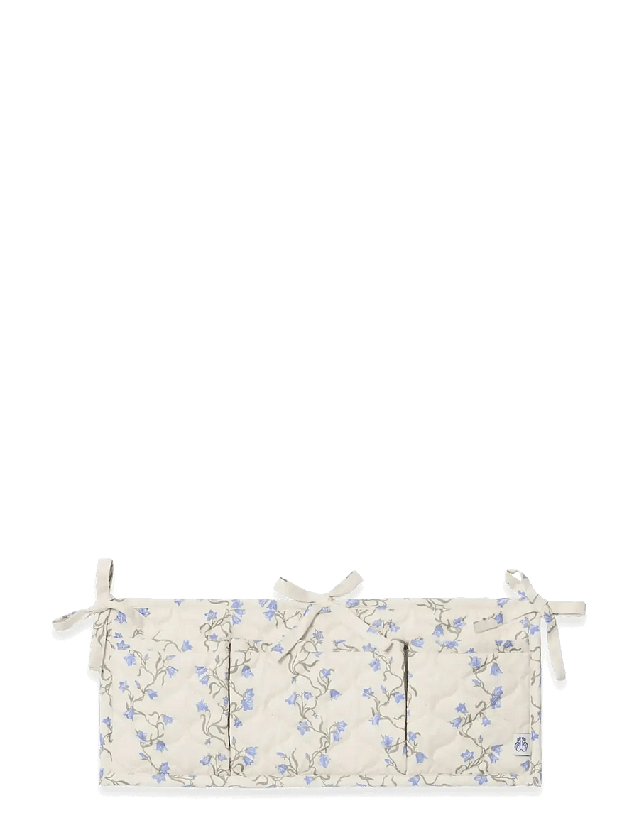 Garbo&Friends - Quilted Bed Pocket, 43x18 cm, Bell Flower - sengelommer - bell flower - 1