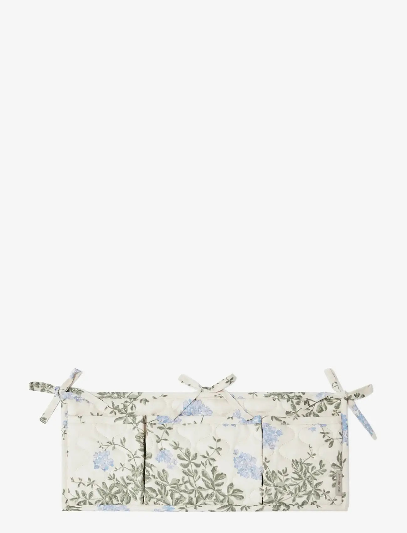 Garbo&Friends - Satin Quilted Bed Pocket - võrevoodi korraldajad - plumbago - 0