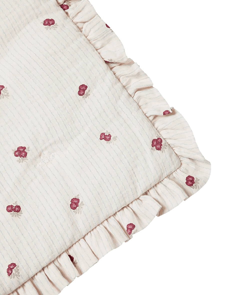 Garbo&Friends - Rosehip Muslin Filled Blanket - babydecken - burghundy - 1