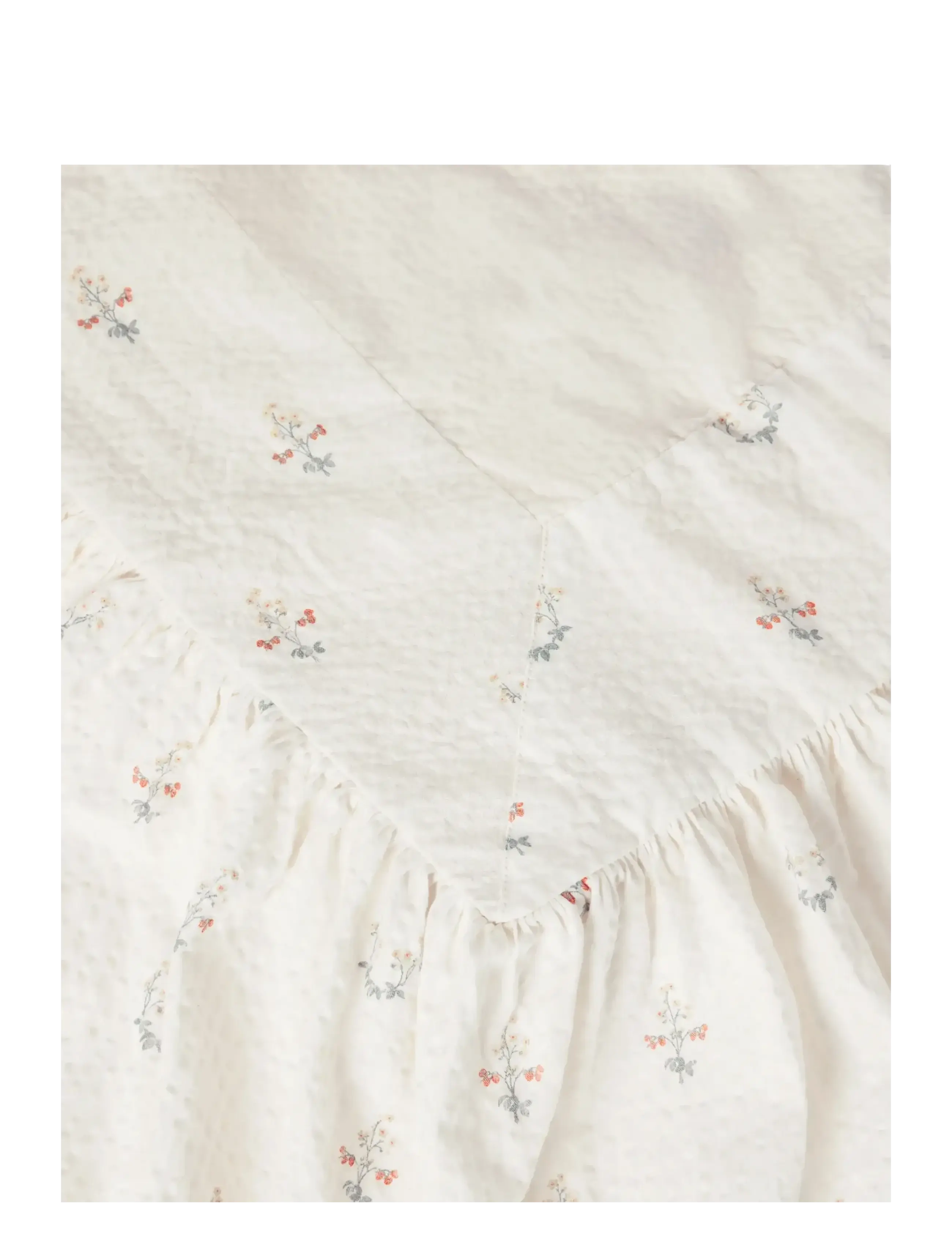 Garbo&Friends - Seersucker Bed Skirt 180x200x53 cm - cache-sommiers - la fraise - 2
