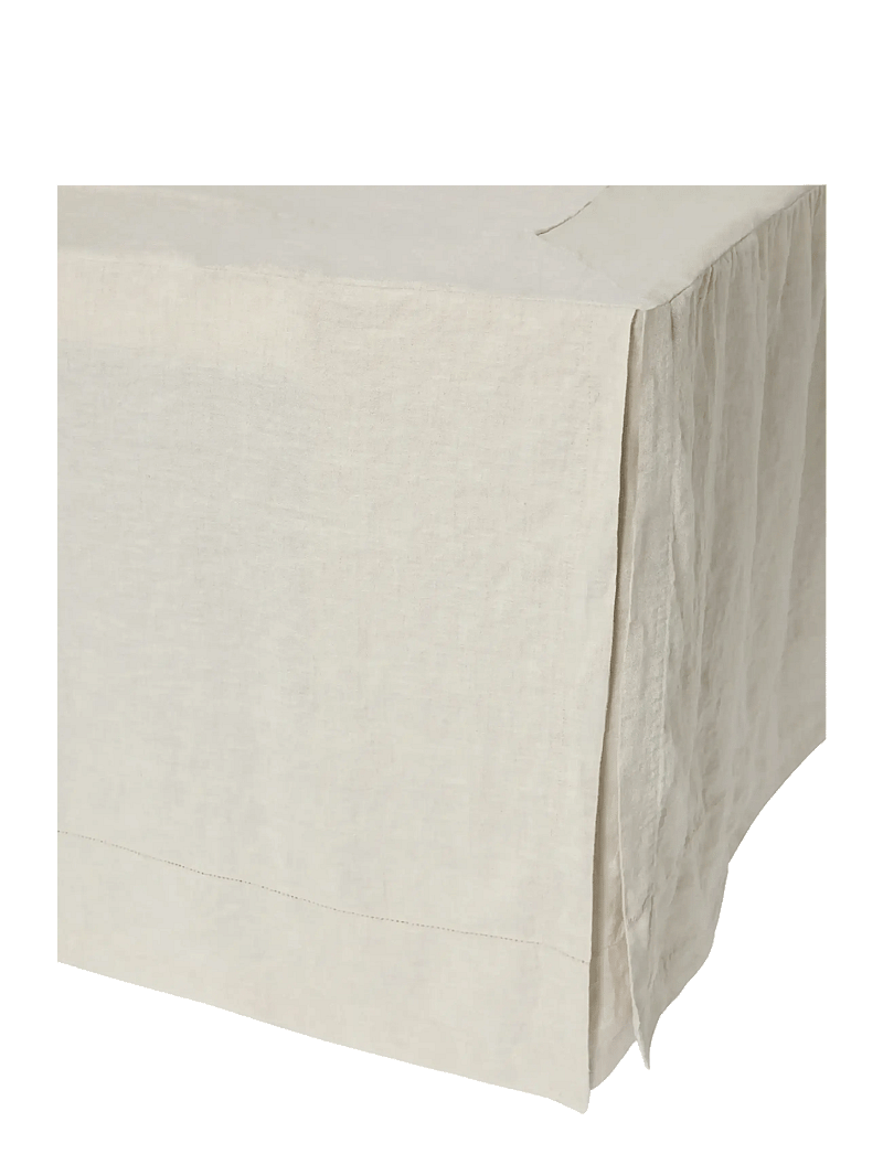 Garbo&Friends - Linen Linen Bed Skirt 180x200x53 - sengekapper - linen - 1