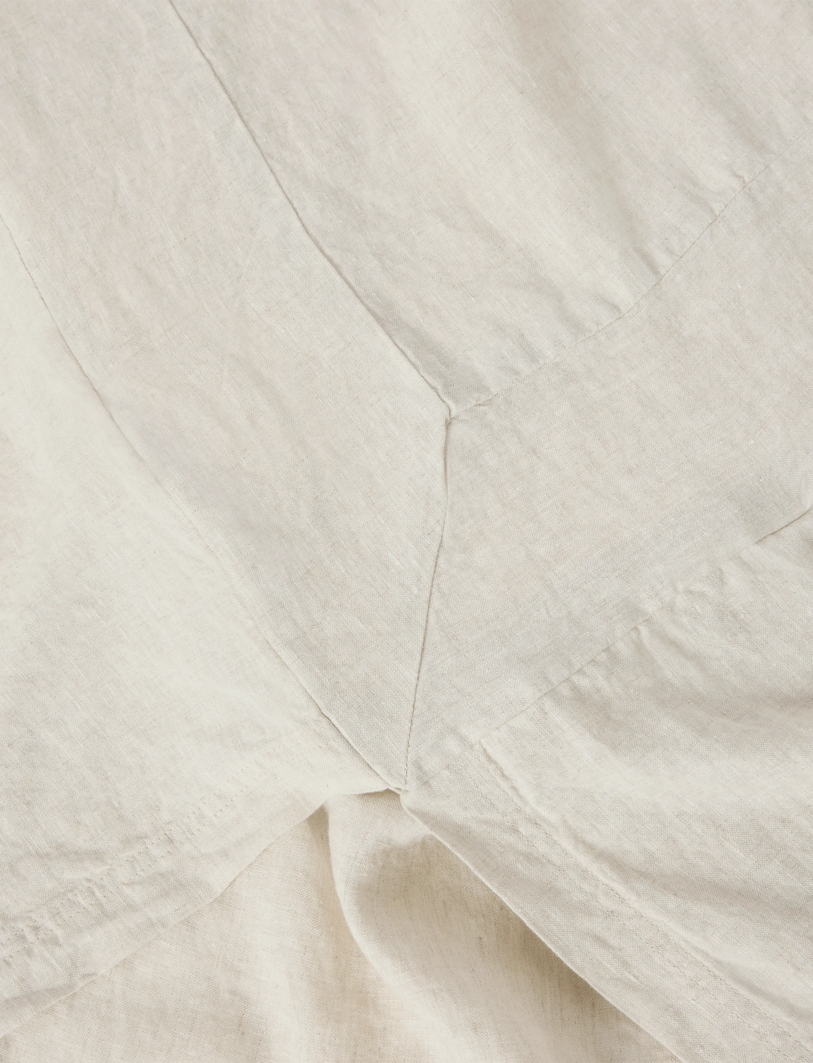 Garbo&Friends - Linen Linen Bed Skirt 180x200x53 - sängkappor - linen - 3