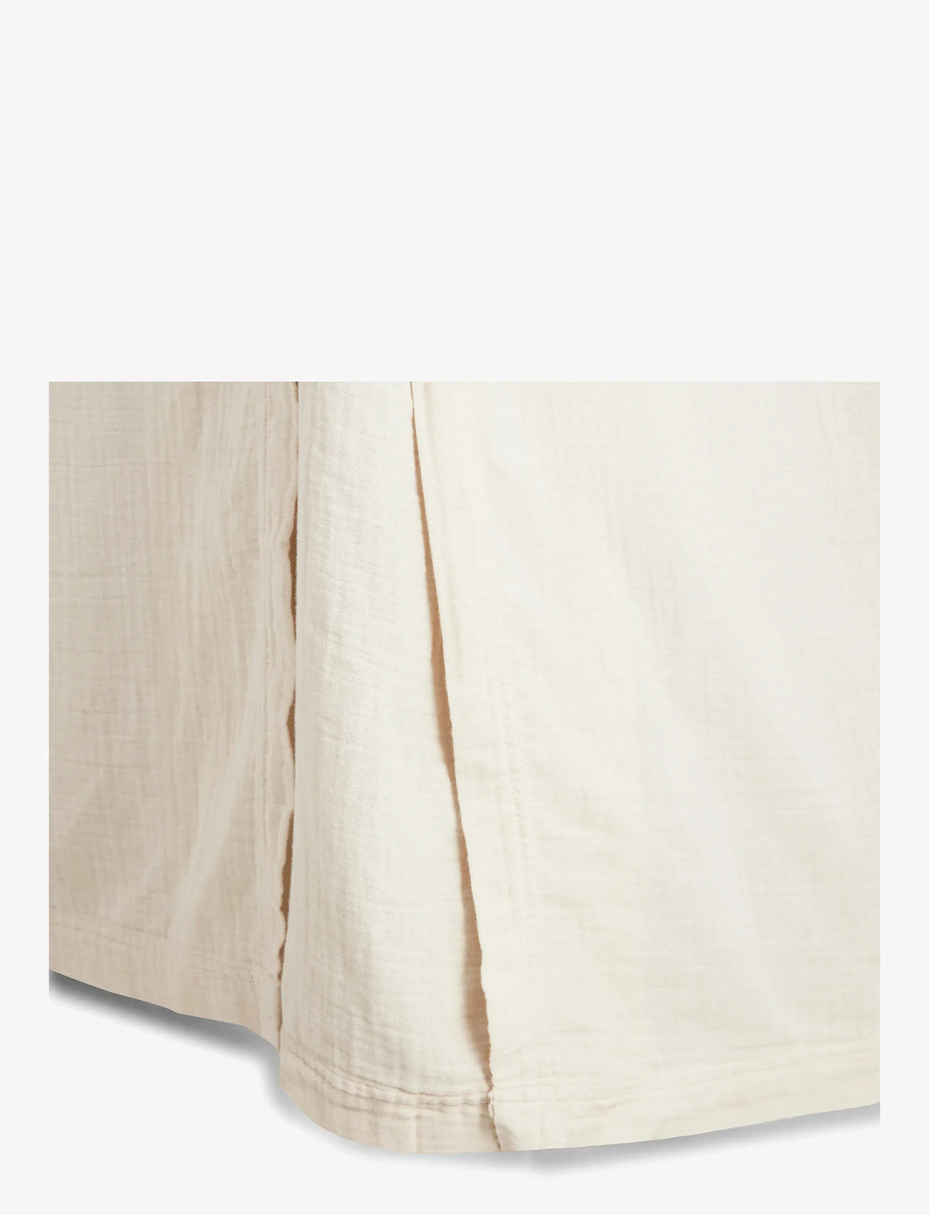 Garbo&Friends - Muslin Bed Skirt - sengekapper - eggshell - 1