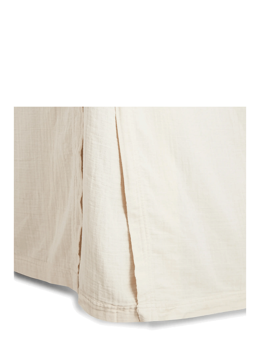 Garbo&Friends - Muslin Bed Skirt - voodiäärised - eggshell - 1