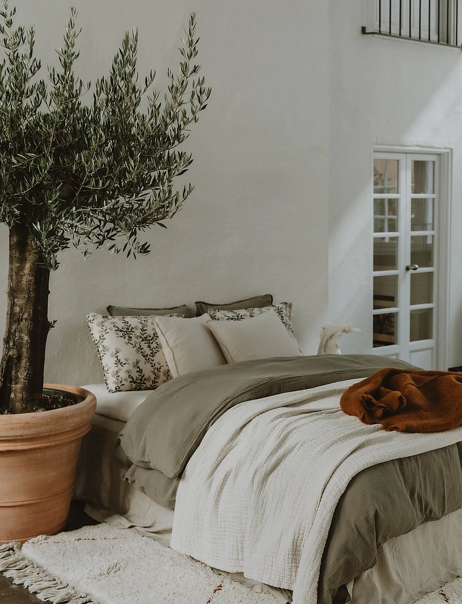 Garbo&Friends - Muslin Bed Skirt - voodiäärised - eggshell - 0