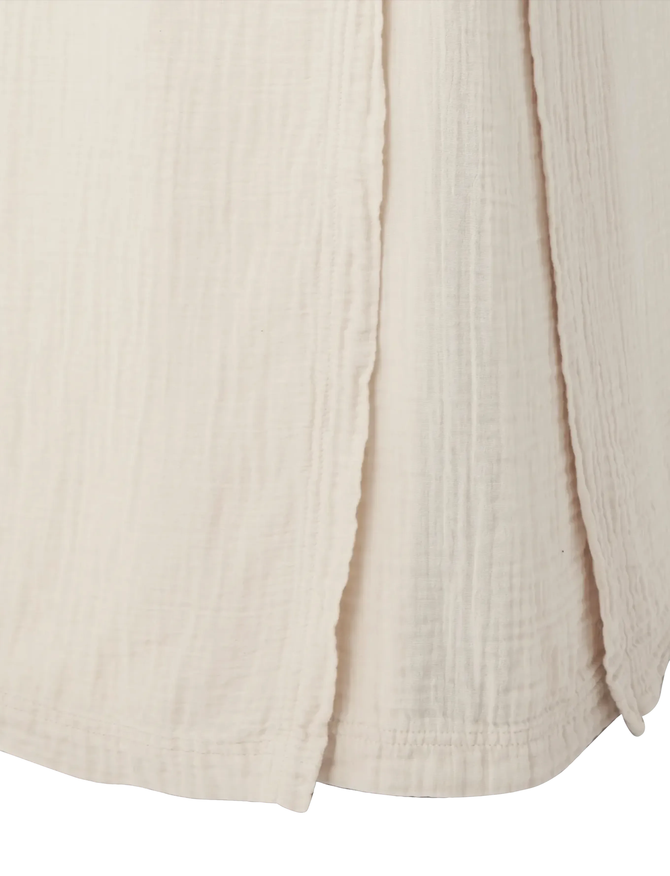 Garbo&Friends - Muslin Bed Skirt - voodiäärised - eggshell - 4