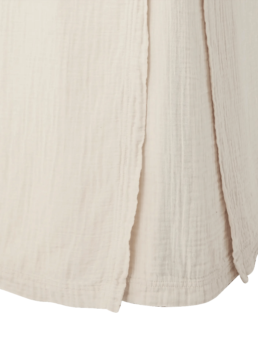 Garbo&Friends - Muslin Bed Skirt - voodiäärised - eggshell - 4