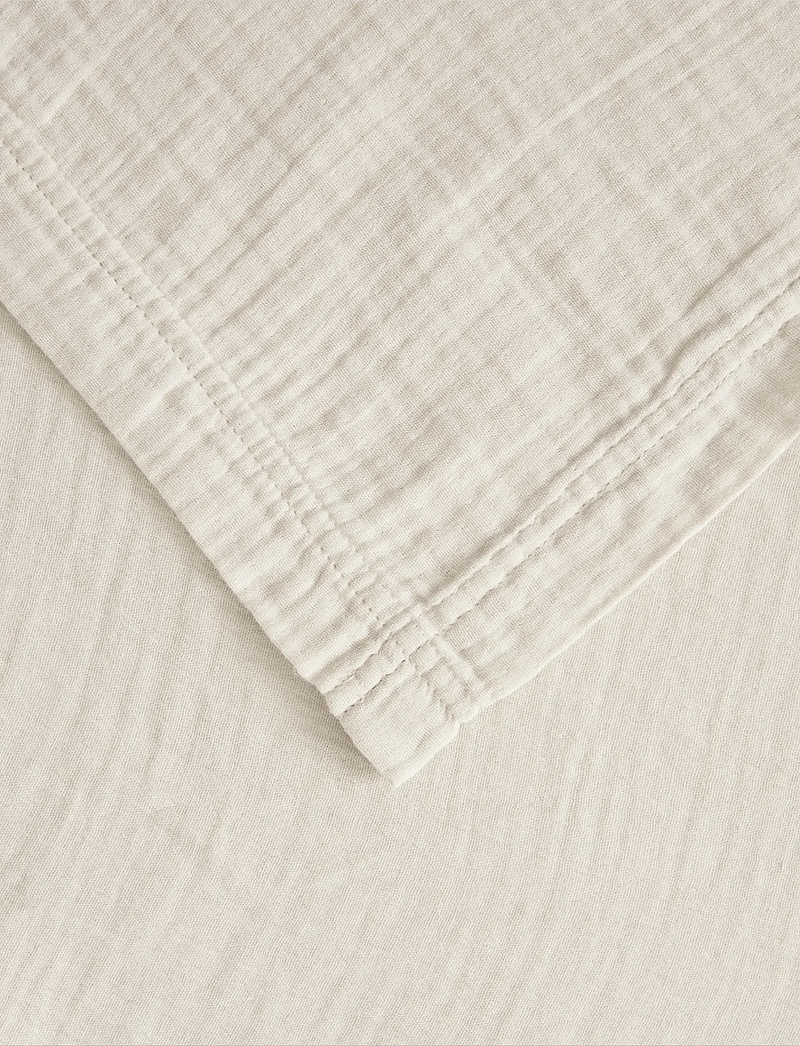 Garbo&Friends - Muslin Bed Skirt - sengekapper - eggshell - 5