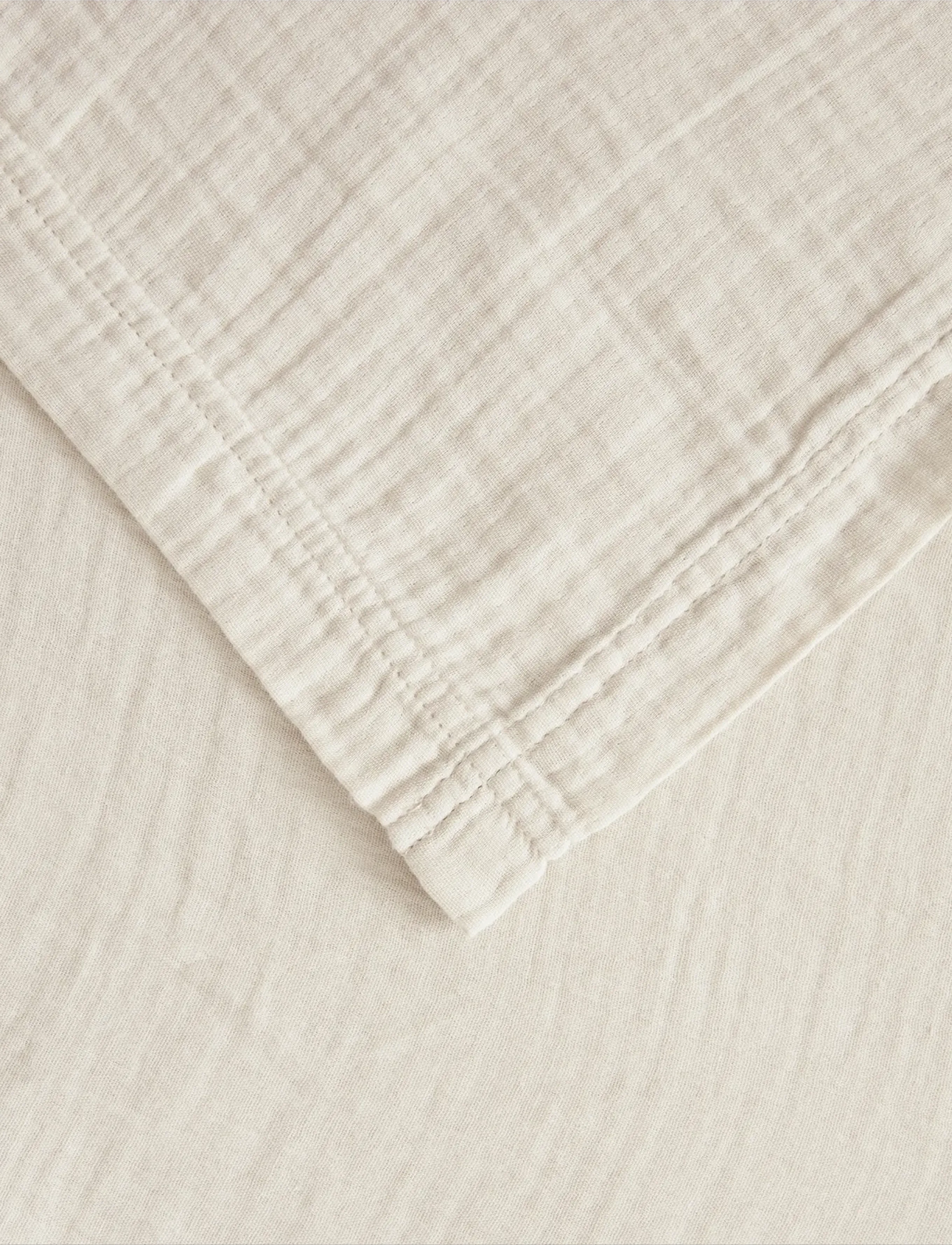 Garbo&Friends - Muslin Bed Skirt - voodiäärised - eggshell - 5