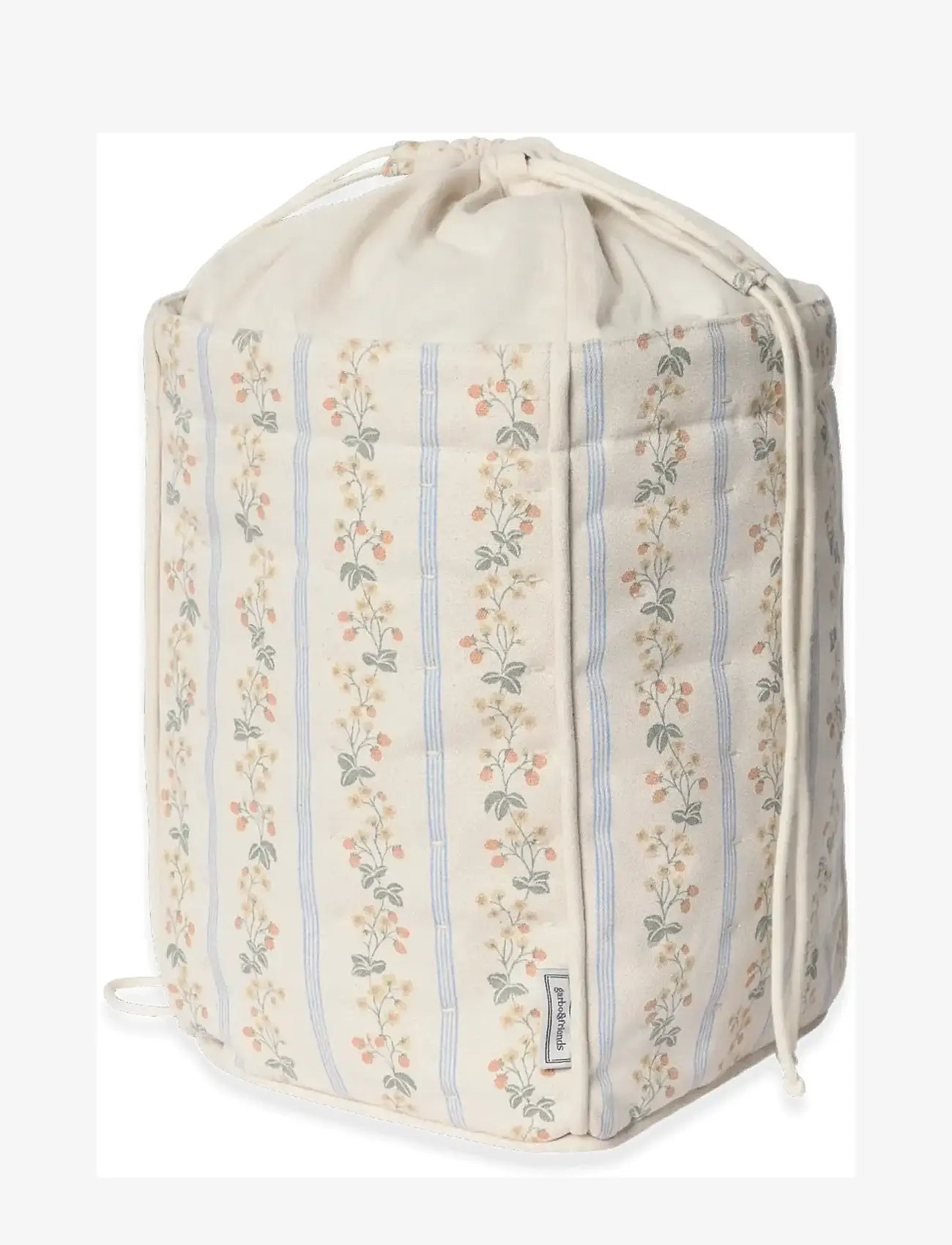Garbo&Friends - Strawberry Garland Storage Basket Medium - opbevaringskurve - strawberry garland - 1