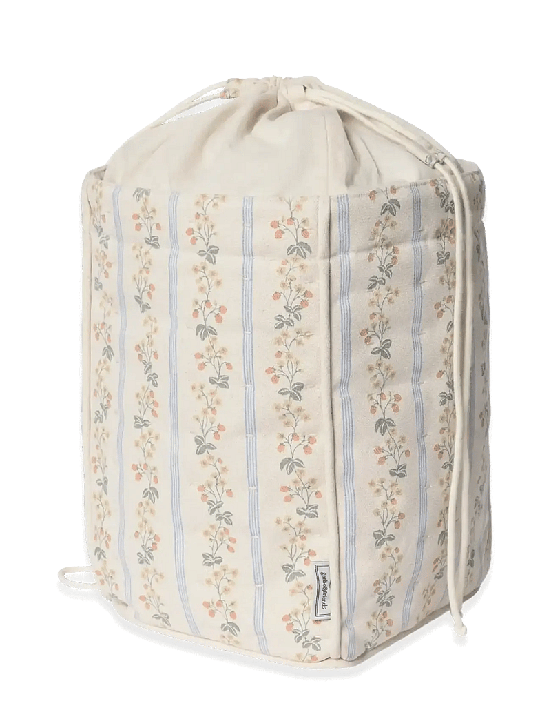 Garbo&Friends - Strawberry Garland Storage Basket Medium - opbevaringskurve - strawberry garland - 1