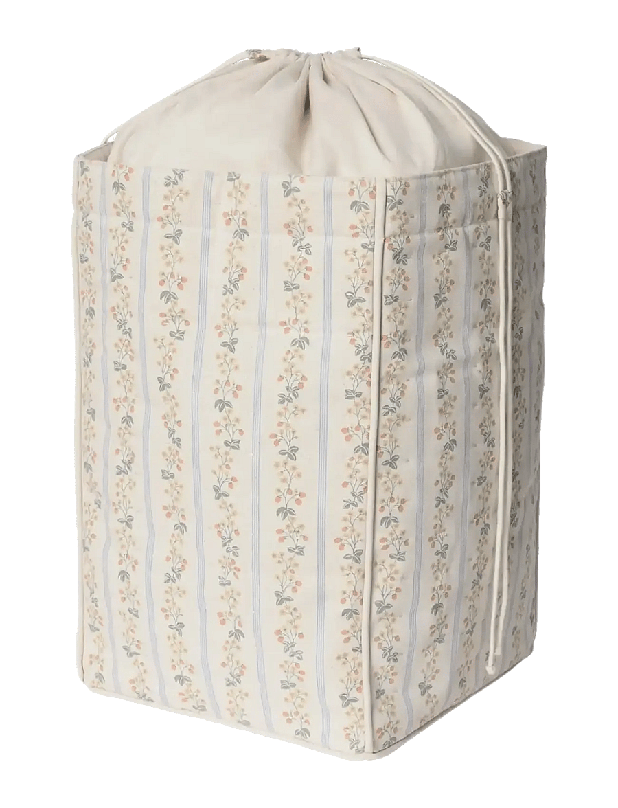 Garbo&Friends - Strawberry Garland Storage Basket Large - aufbewahrungskörbe - strawberry garland - 1