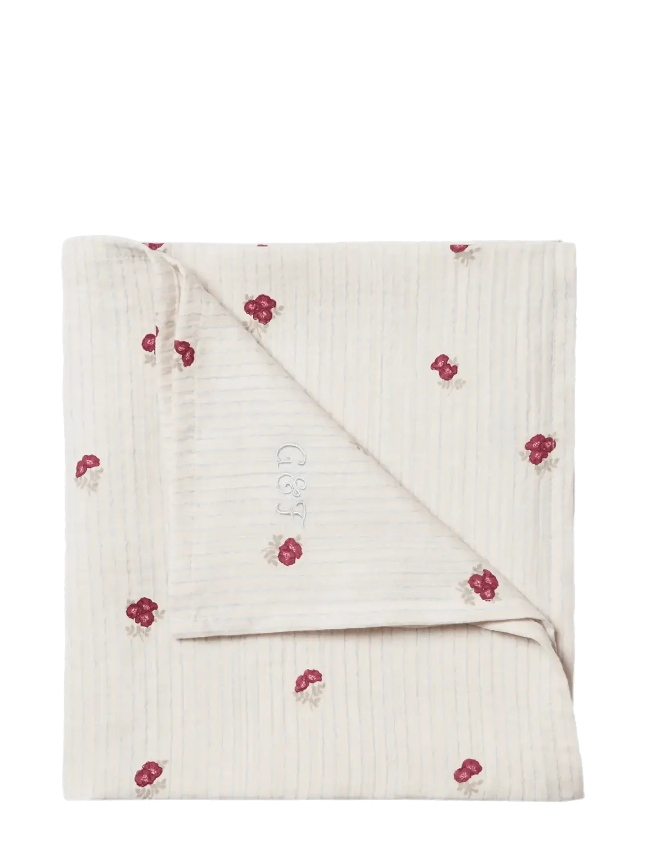 Garbo&Friends Rosehip Muslin Swaddle Blanket Rosehip - Babyprodukte - ROSEHIP / white