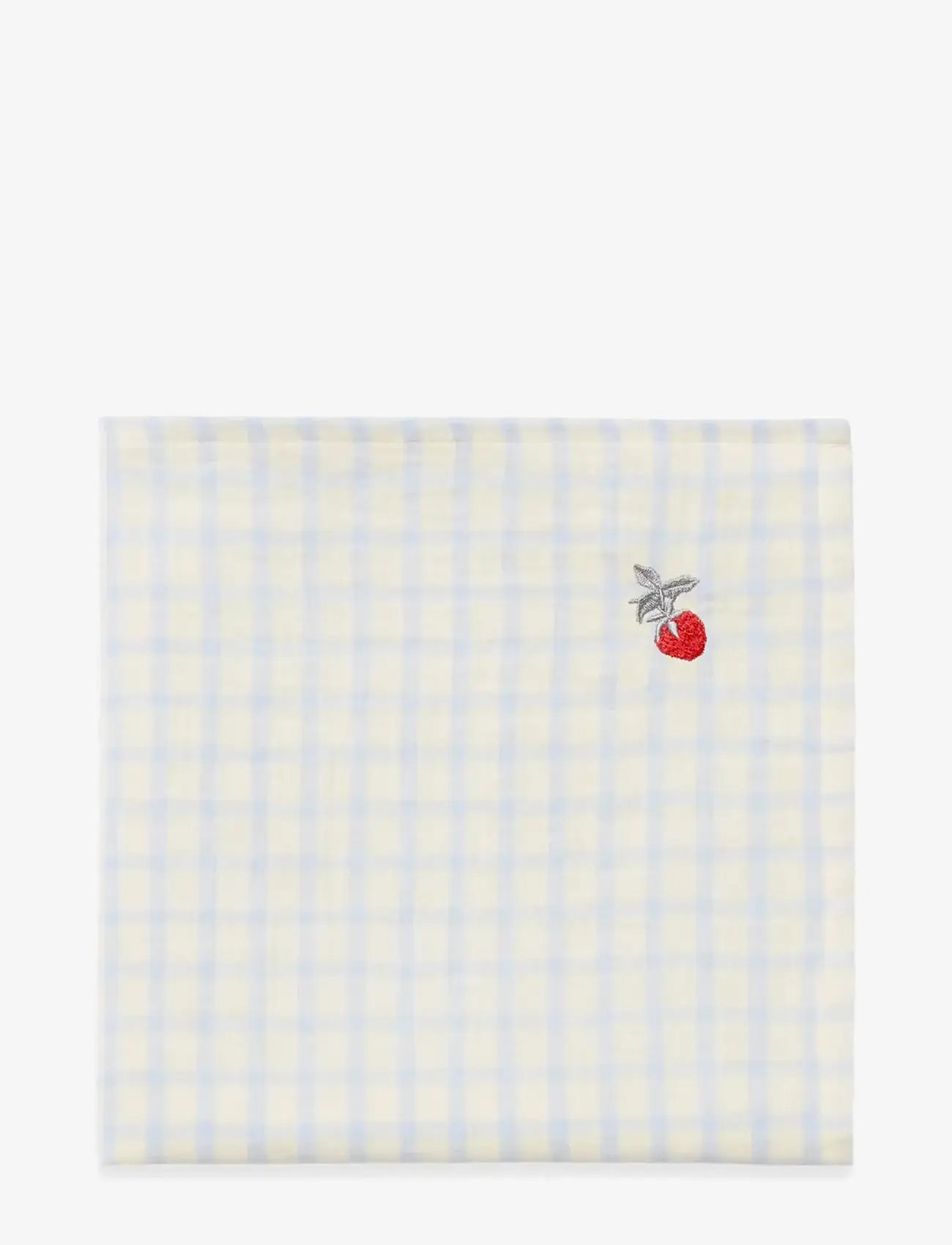 Garbo&Friends - Gingham Sky blue  Muslin Swaddle Blanket - musliinist tekid - gingham sky blue - 1