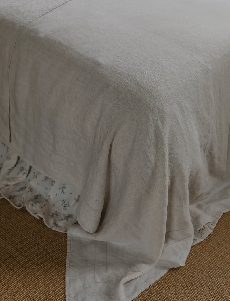 Garbo&Friends - Linen Hemstitched Linen bedspread 180x280cm - sengetæpper - linen - 5