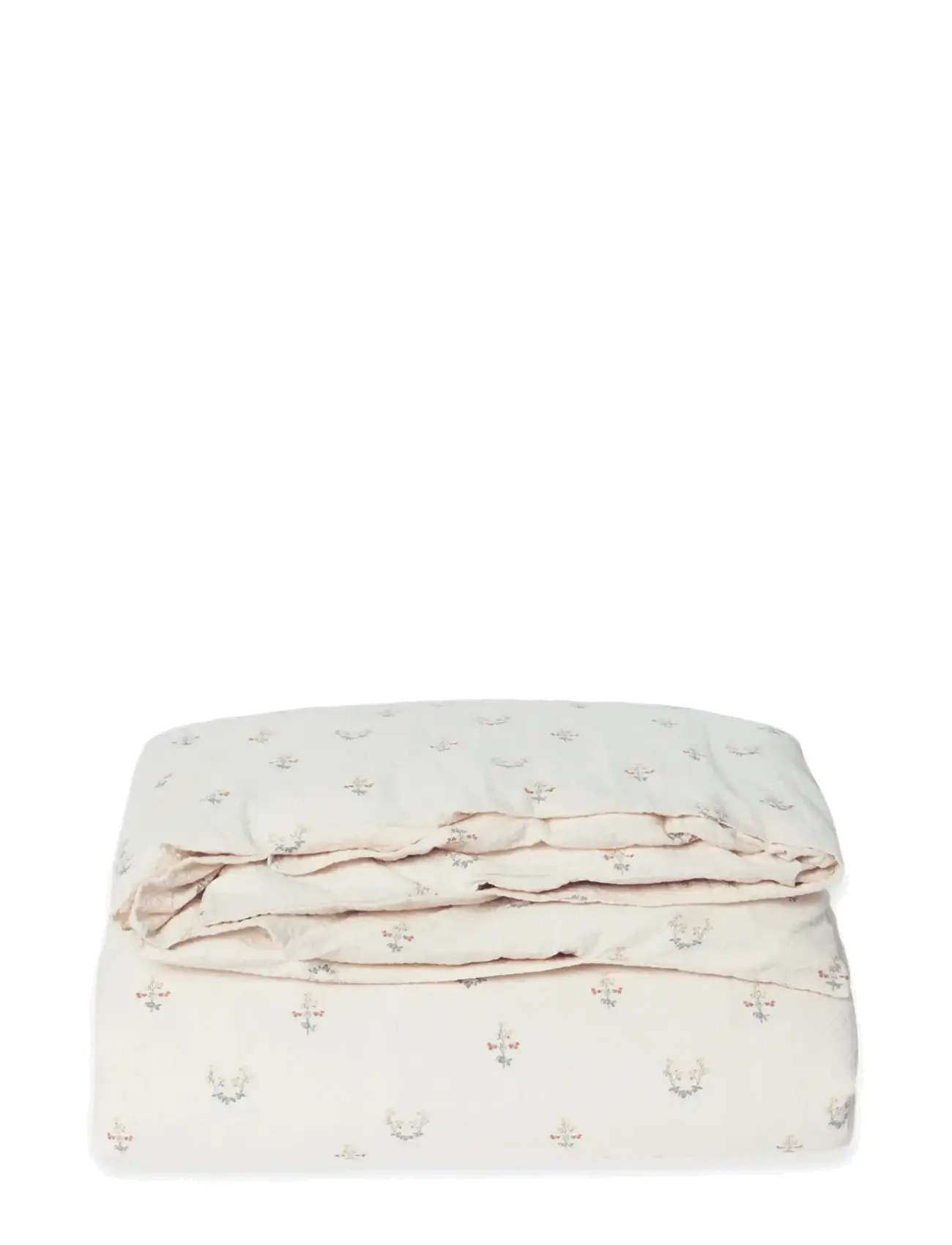 Garbo&Friends Seersucker Duvet Cover Single, 140X200 Cm, La Fraise, Duvet Covers, Creme, Str: 140X200 x 140