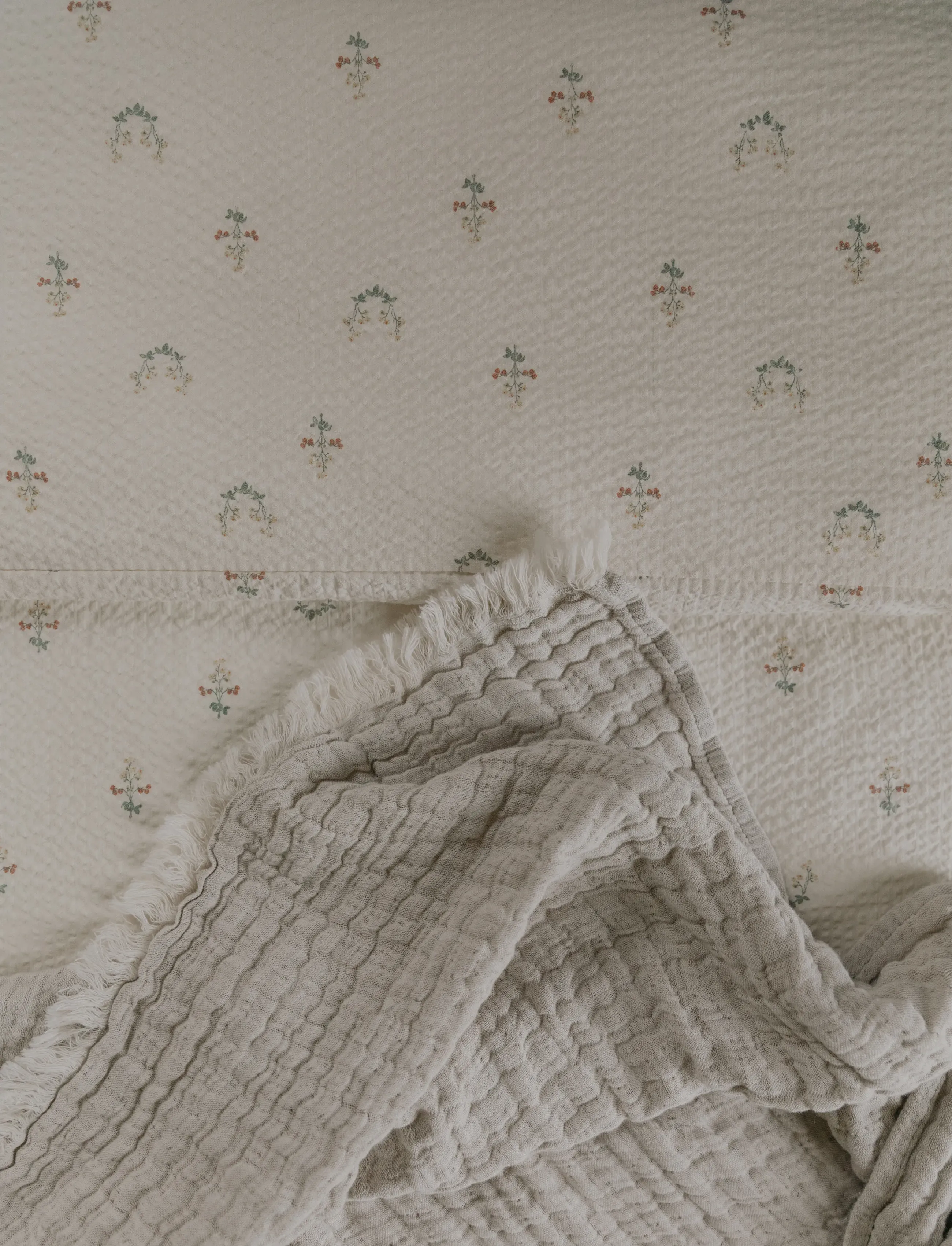 Garbo&Friends - Seersucker Duvet Cover Single, 140x200 cm, La Fraise - dynebetræk - la fraise - 4