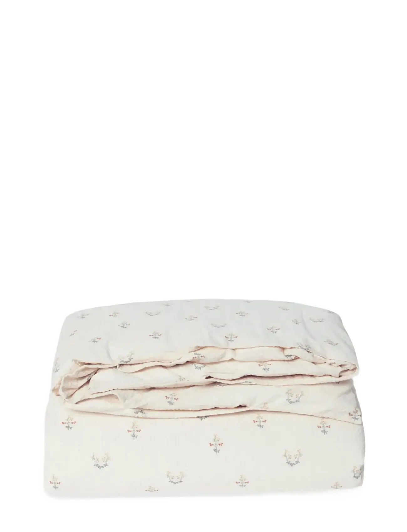 Garbo&Friends Seersucker Duvet Cover Single, 150x210 cm, La Fraise - Voodipesu - LA FRAISE / cream