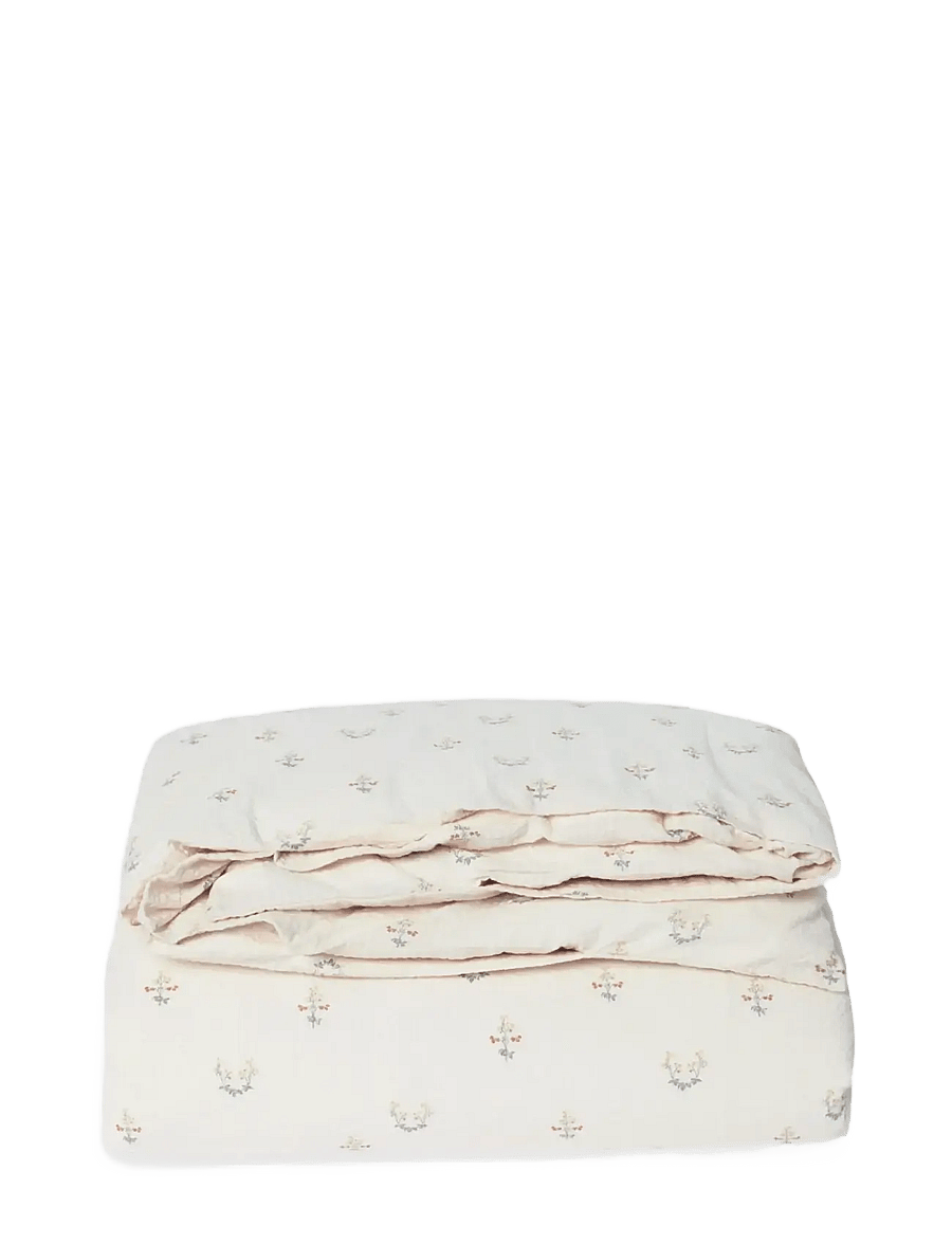 Garbo&Friends - Seersucker Duvet Cover Single, 150x210 cm, La Fraise - la fraise - 1