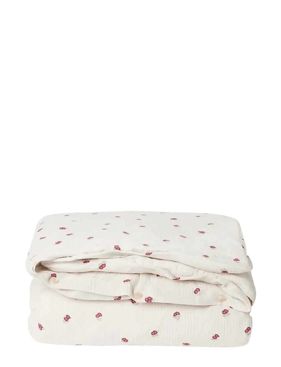 Garbo&Friends - Rosehip Muslin Duvet Cover Double - dynebetræk - burghundy - 0