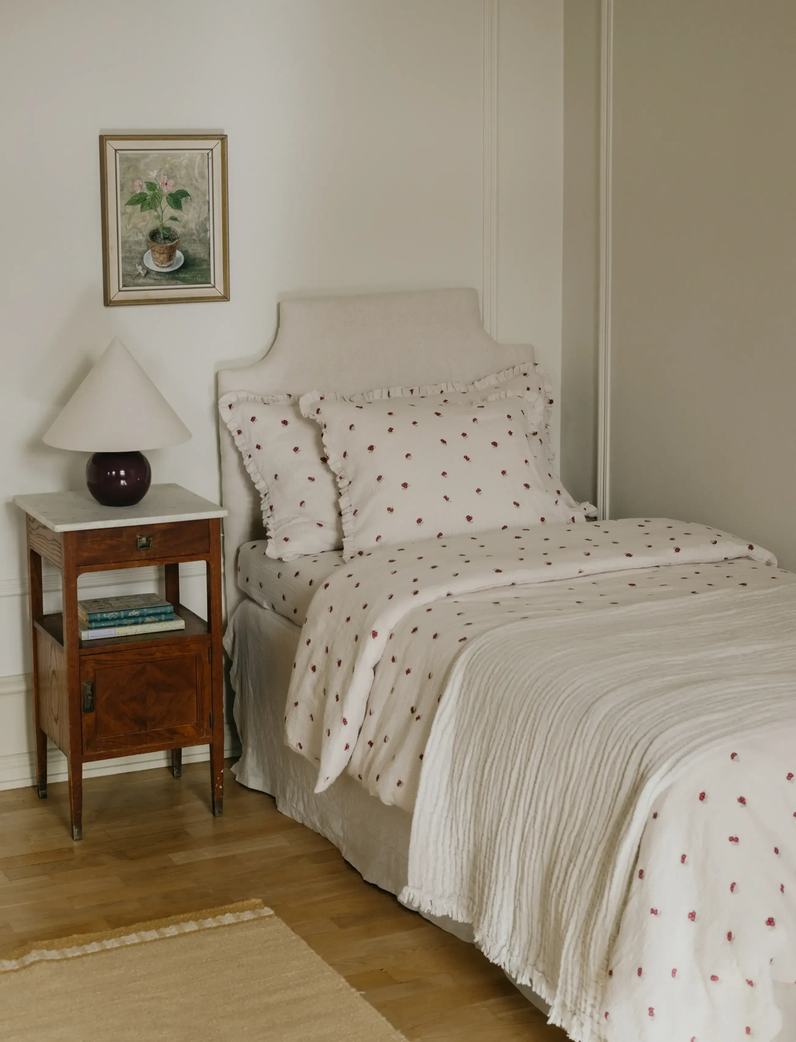 Garbo&Friends - Rosehip Muslin Duvet Cover Single Rosehip - sængurver - rosehip - 0