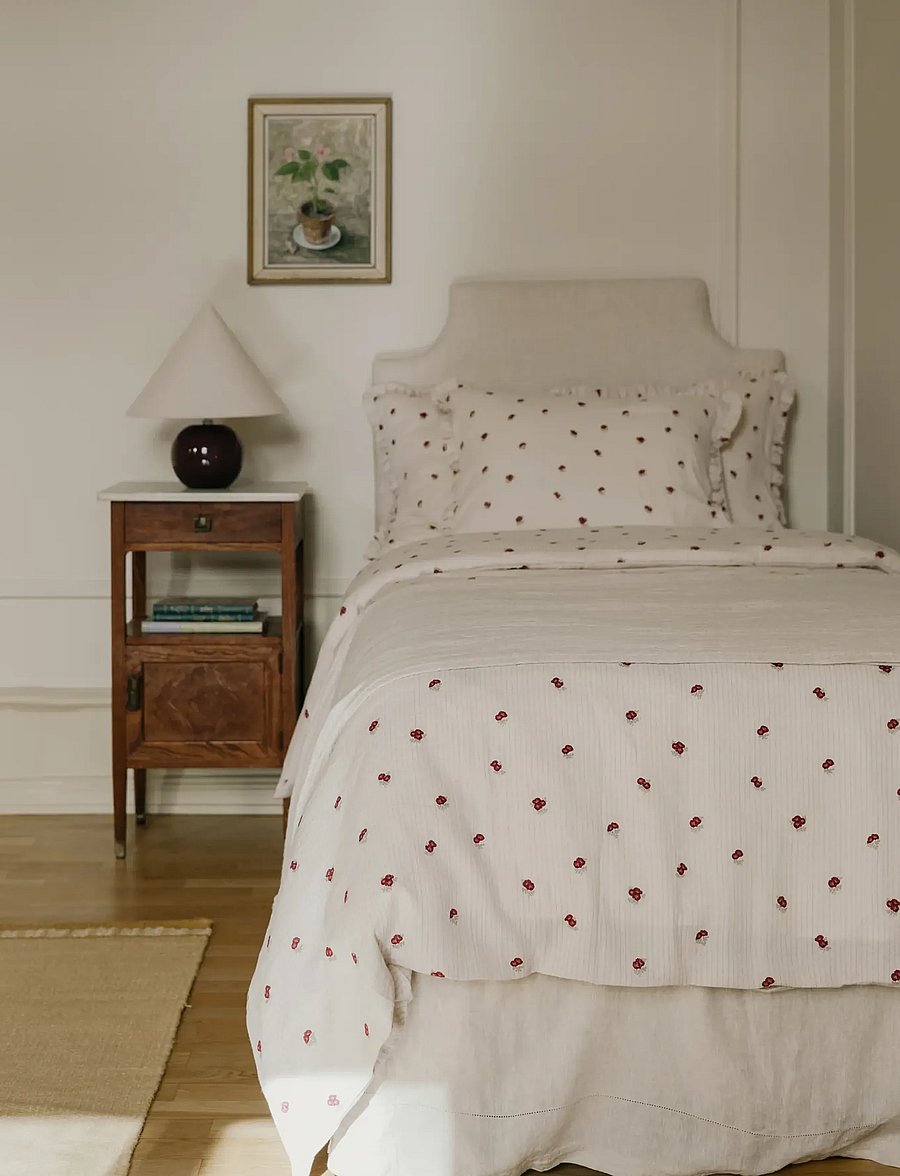 Garbo&Friends - Rosehip Muslin Duvet Cover Single Rosehip - sængurver - rosehip - 2