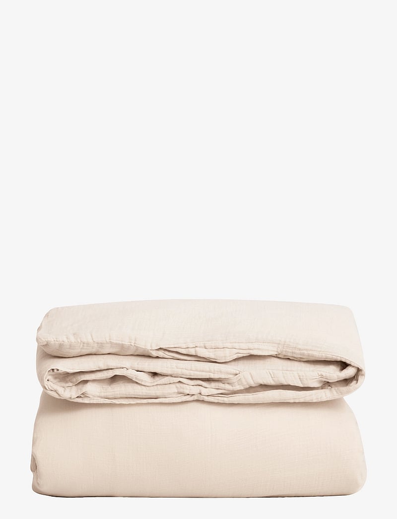 Garbo&Friends - Muslin Duvet Cover Double - bettbezüge - sand - 1