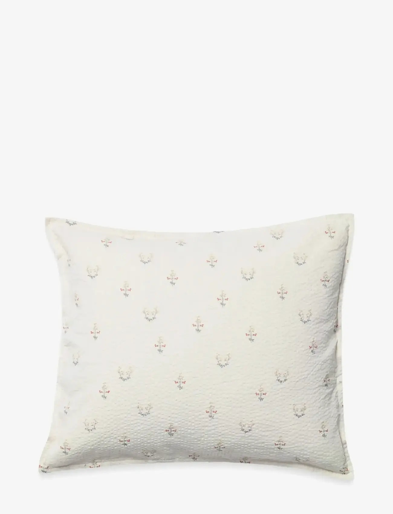 Garbo&Friends - Seersucker Pillowcase, 50x60 cm, La Fraise - pudebetræk - la fraise - 1