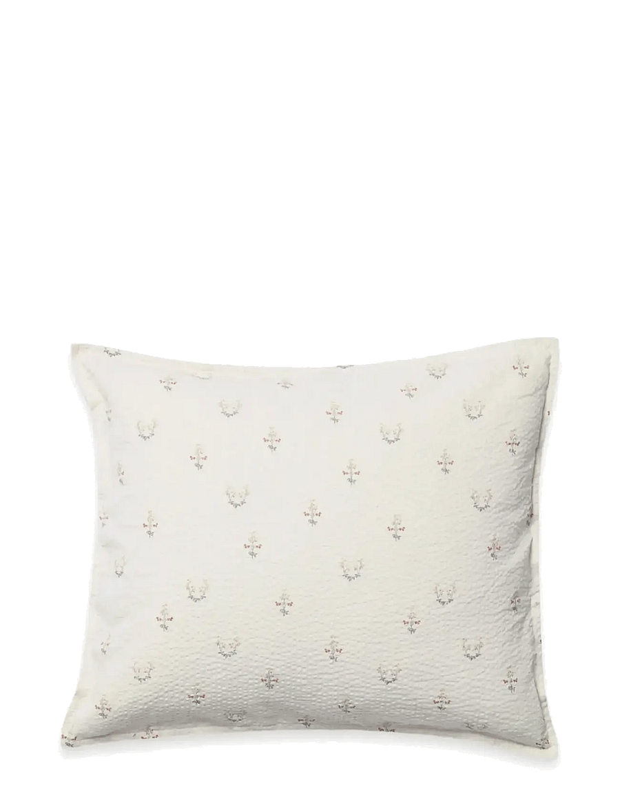 Garbo&Friends - Seersucker Pillowcase, 50x60 cm, La Fraise - kopfkissenbezüge - la fraise - 1