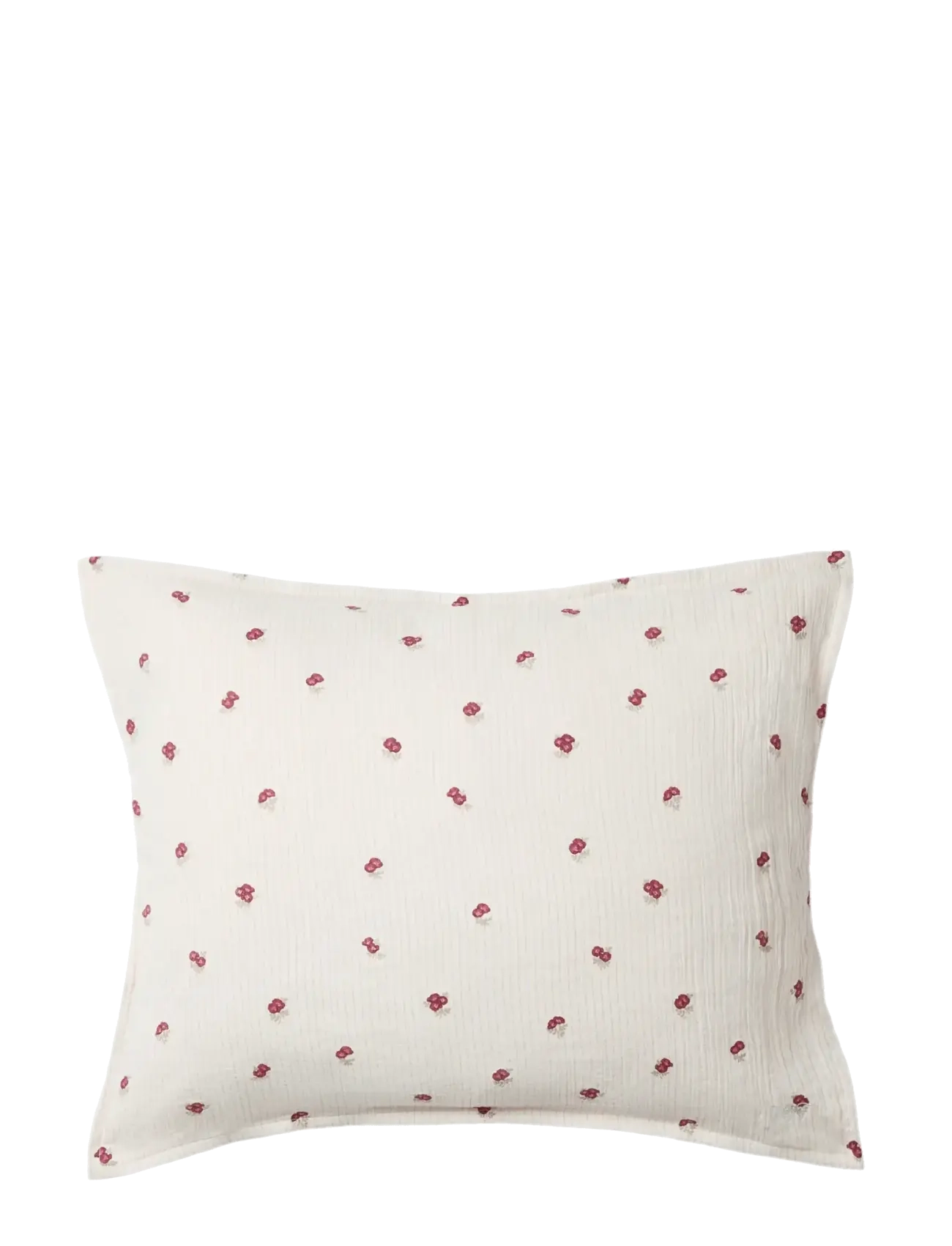 Garbo&Friends Rosehip Muslin Pillowcase Rosehip - Textilien - ROSEHIP / white