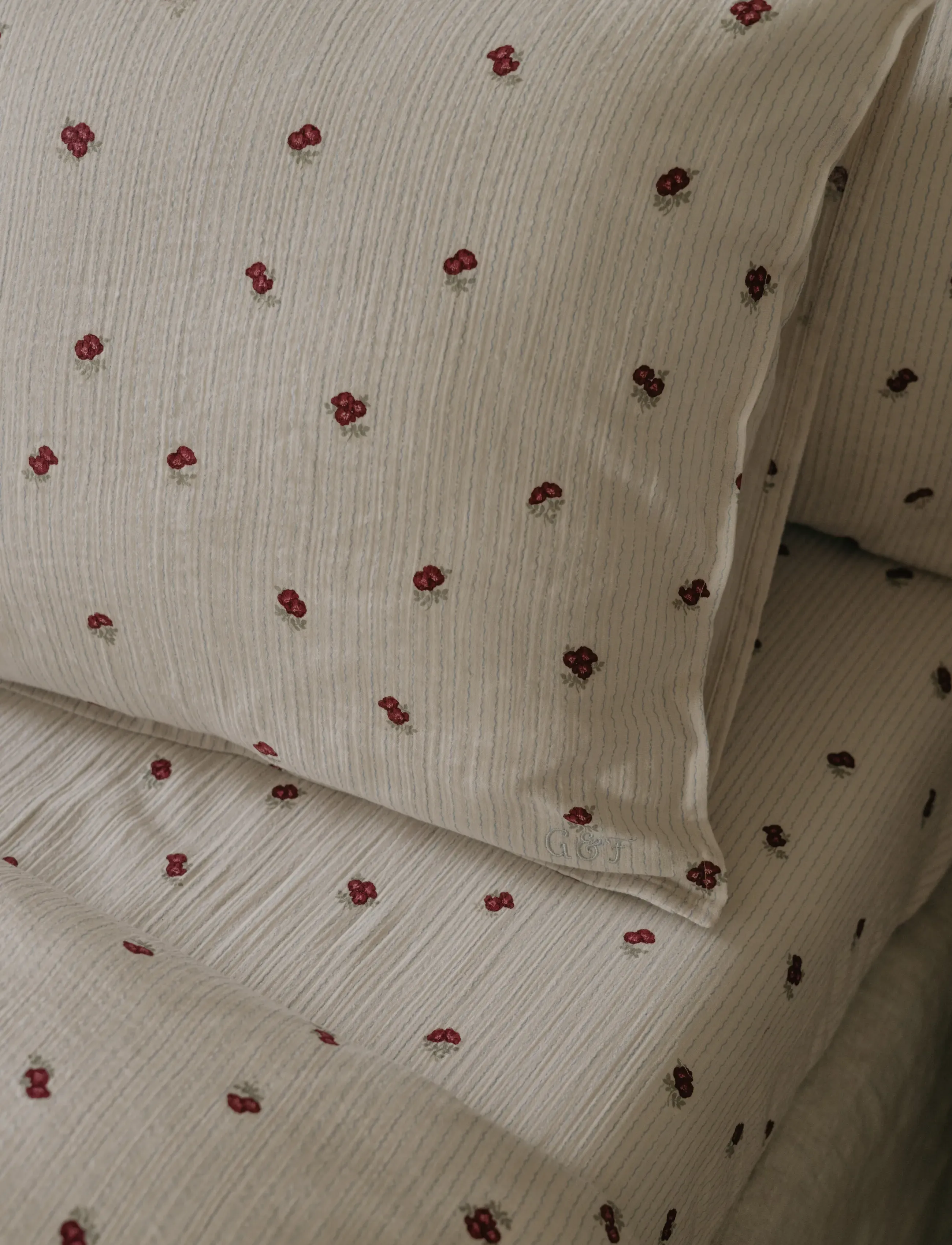 Garbo&Friends - Rosehip Muslin Pillowcase Rosehip - rosehip - 3