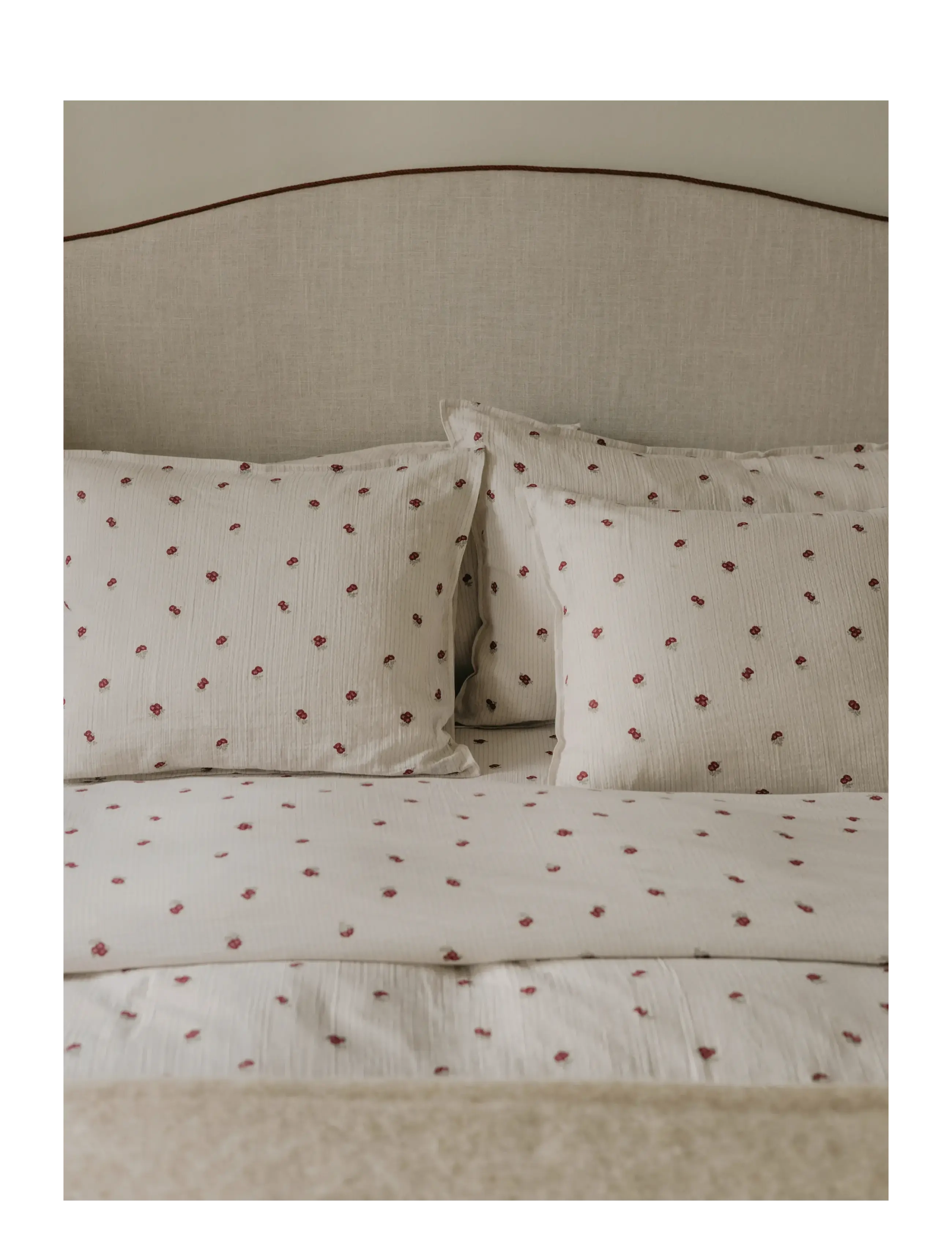 Garbo&Friends - Rosehip Muslin Pillowcase Rosehip - rosehip - 2