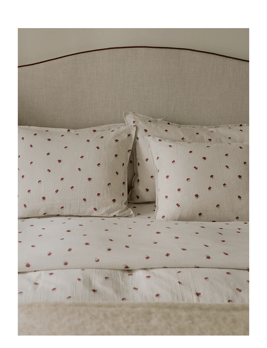 Garbo&Friends - Rosehip Muslin Pillowcase Rosehip - rosehip - 2