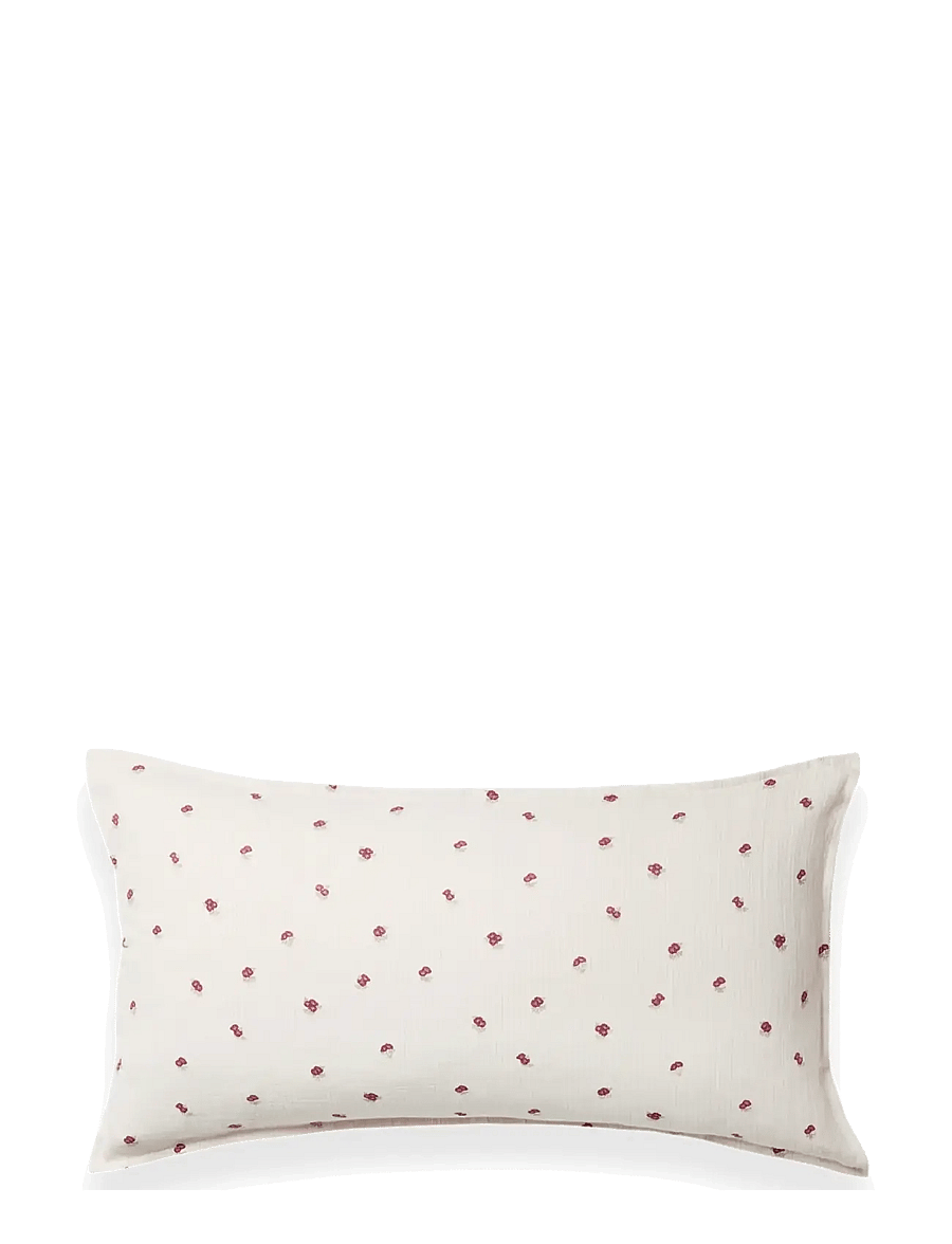 Garbo&Friends - Rosehip Muslin Pillowcase 50x90 cm - kopfkissenbezüge - burghundy - 0