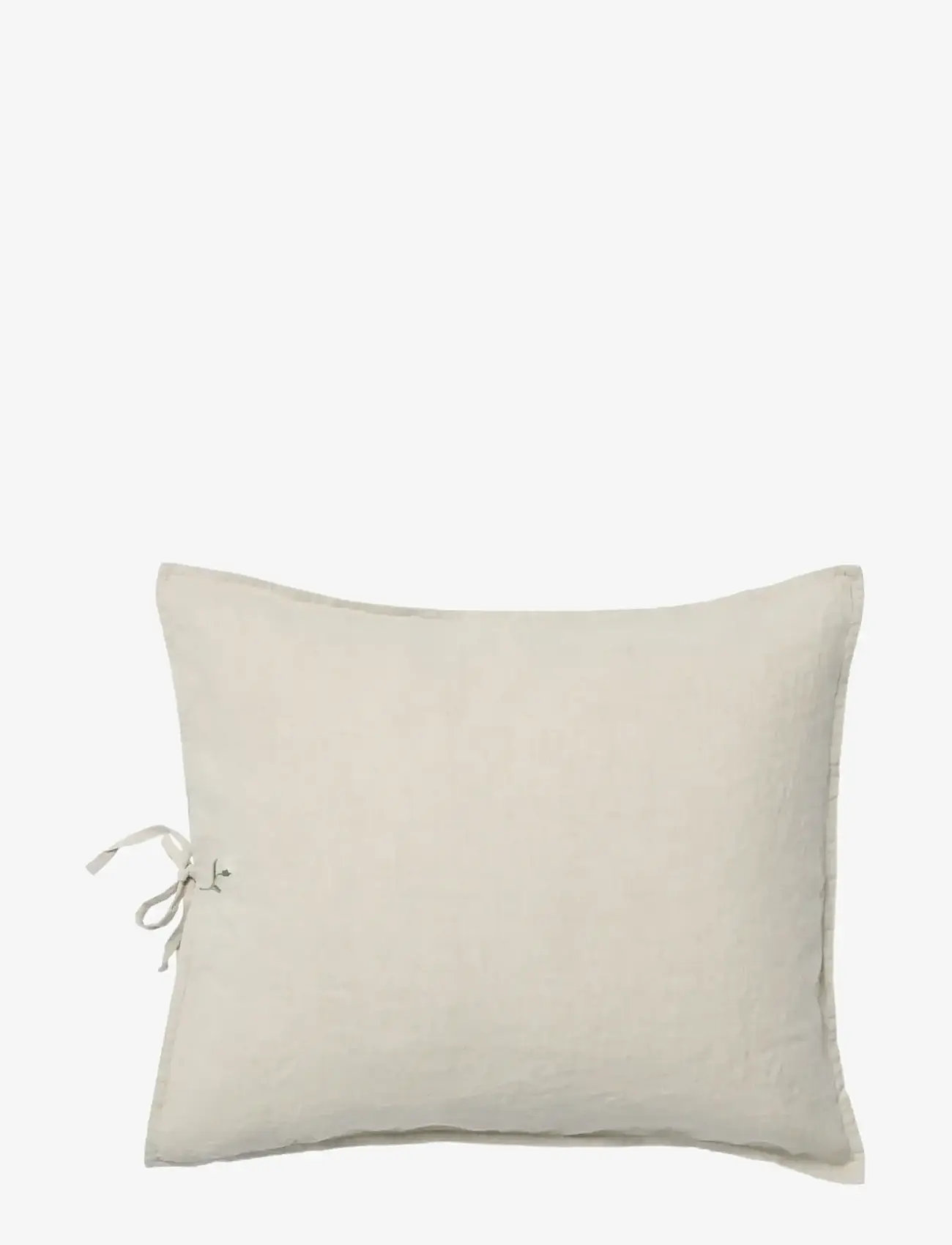 Garbo&Friends - Embroidered Linen Pillowcase, 50x70 cm, Linen - kopfkissenbezüge - linen - 1