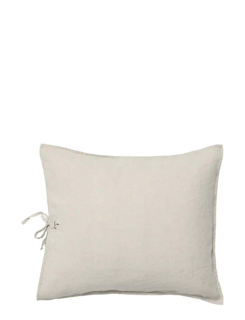 Garbo&Friends - Embroidered Linen Pillowcase, 50x70 cm, Linen - kopfkissenbezüge - linen - 1