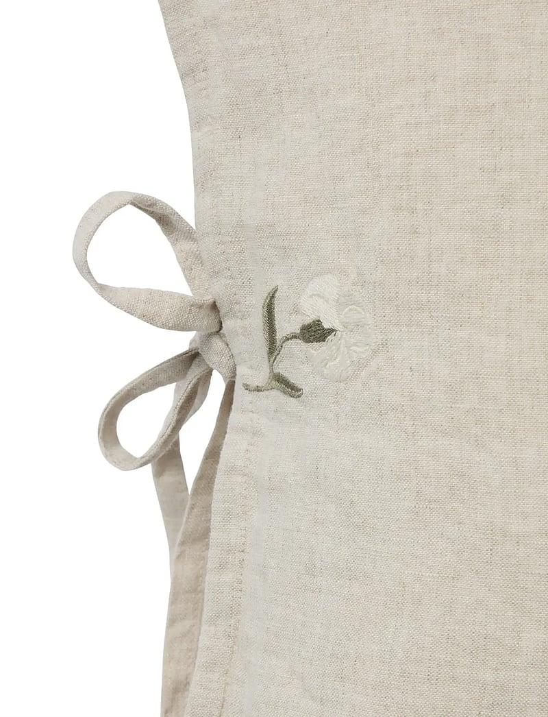 Garbo&Friends - Embroidered Linen Pillowcase, 50x70 cm, Linen - kopfkissenbezüge - linen - 4