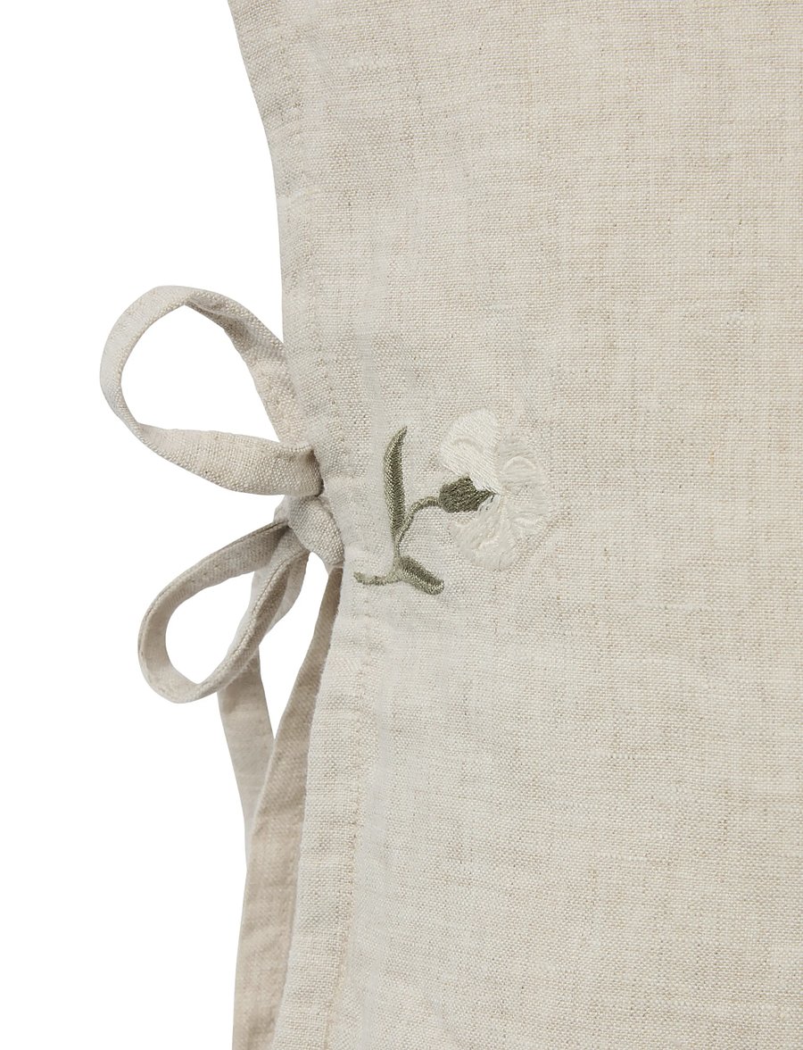 Garbo&Friends - Embroidered Linen Pillowcase, 50x60 cm, Linen - padjapüürid - linen - 4
