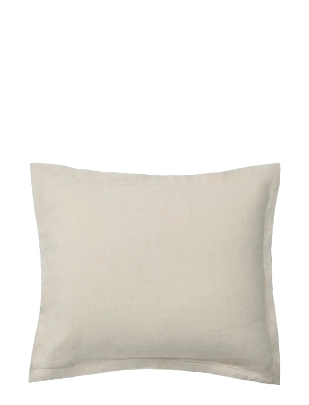 Garbo&Friends Hemstitched Linen Pillowcase, 50x70 cm, Linen - Schlafzimmertextilien - LINEN / cream