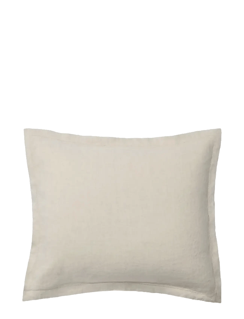 Garbo&Friends - Hemstitched Linen Pillowcase, 50x70 cm, Linen - kopfkissenbezüge - linen - 1