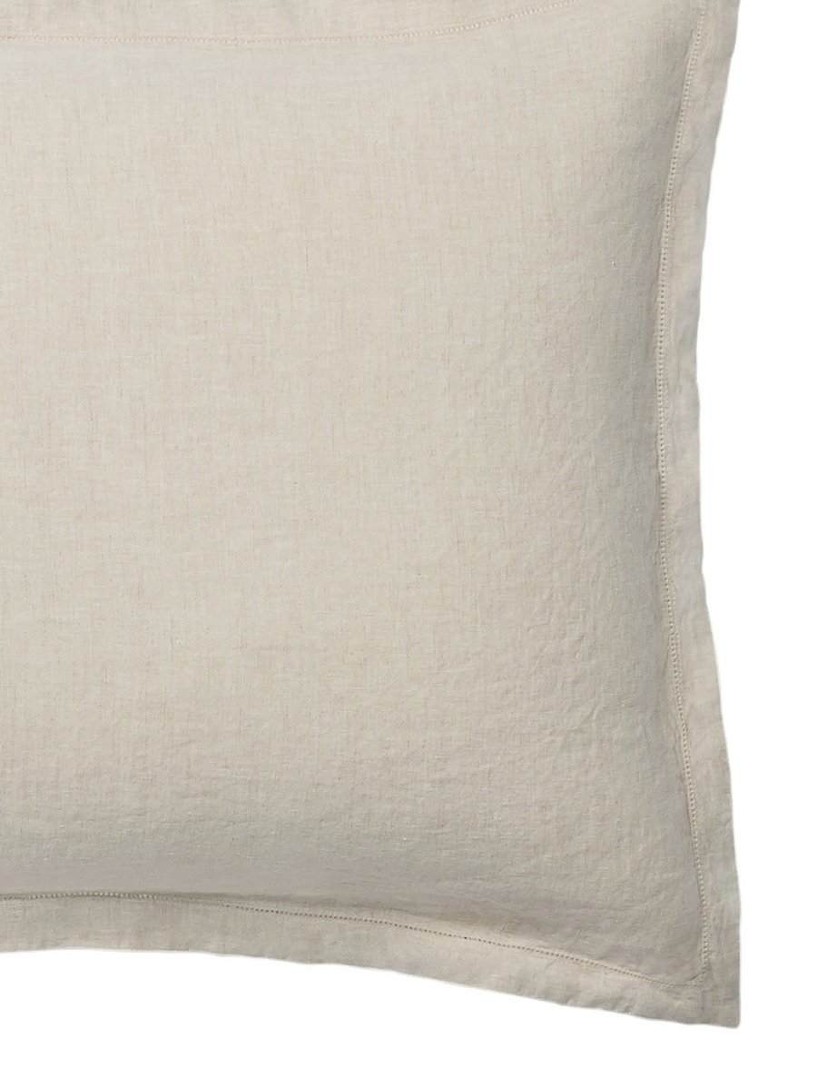 Garbo&Friends - Hemstitched Linen Pillowcase, 50x60 cm, Linen - padjapüürid - linen - 4