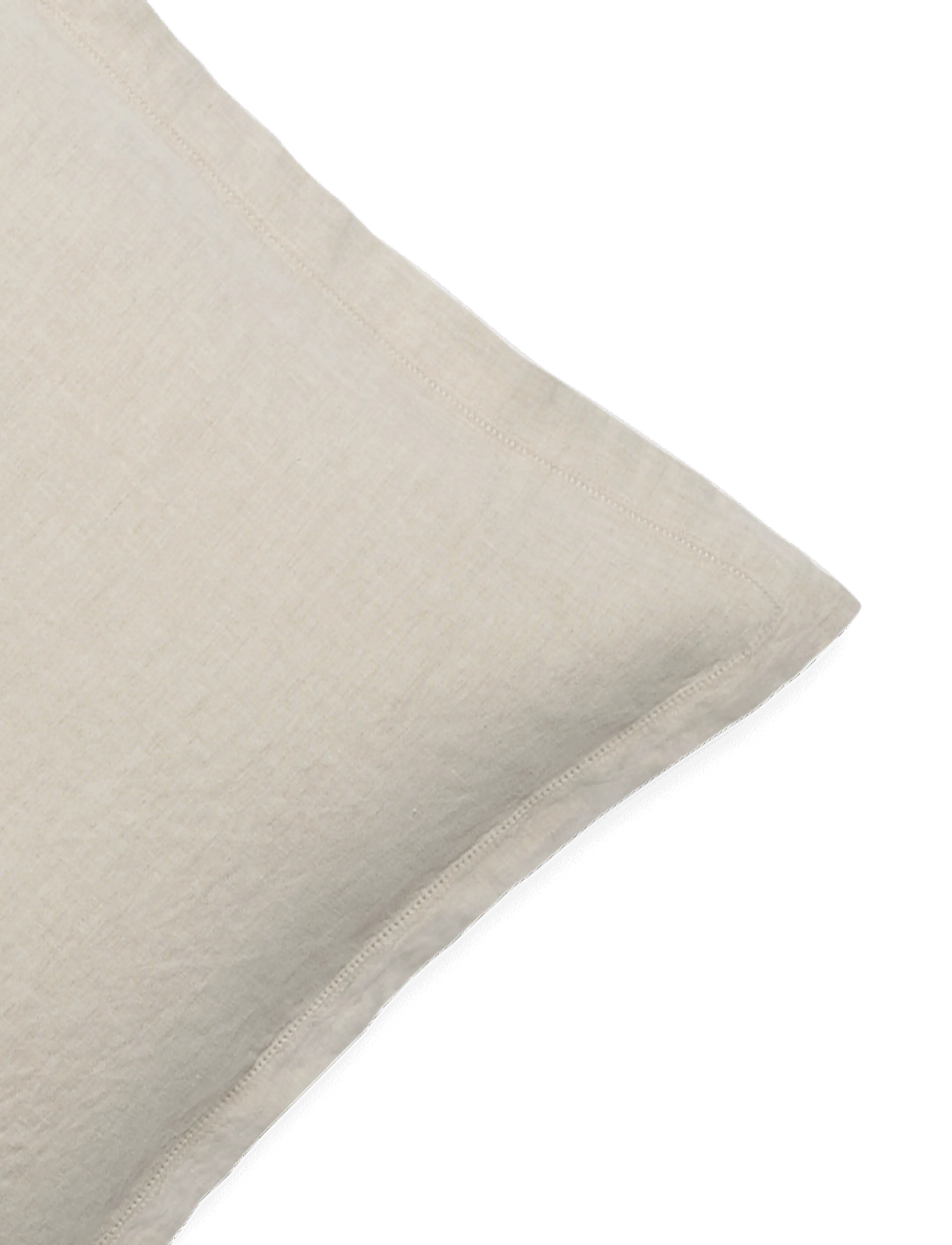 Garbo&Friends - Hemstitched Linen Pillowcase, 50x70 cm, Linen - Örngott - linen - 4