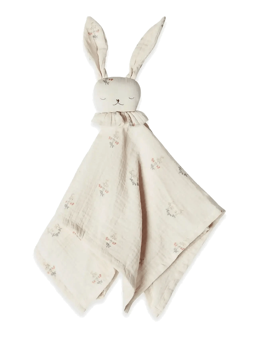 Garbo&Friends - La Fraise Muslin Bunny Cuddle cloth - musselinklude - la fraise - 1
